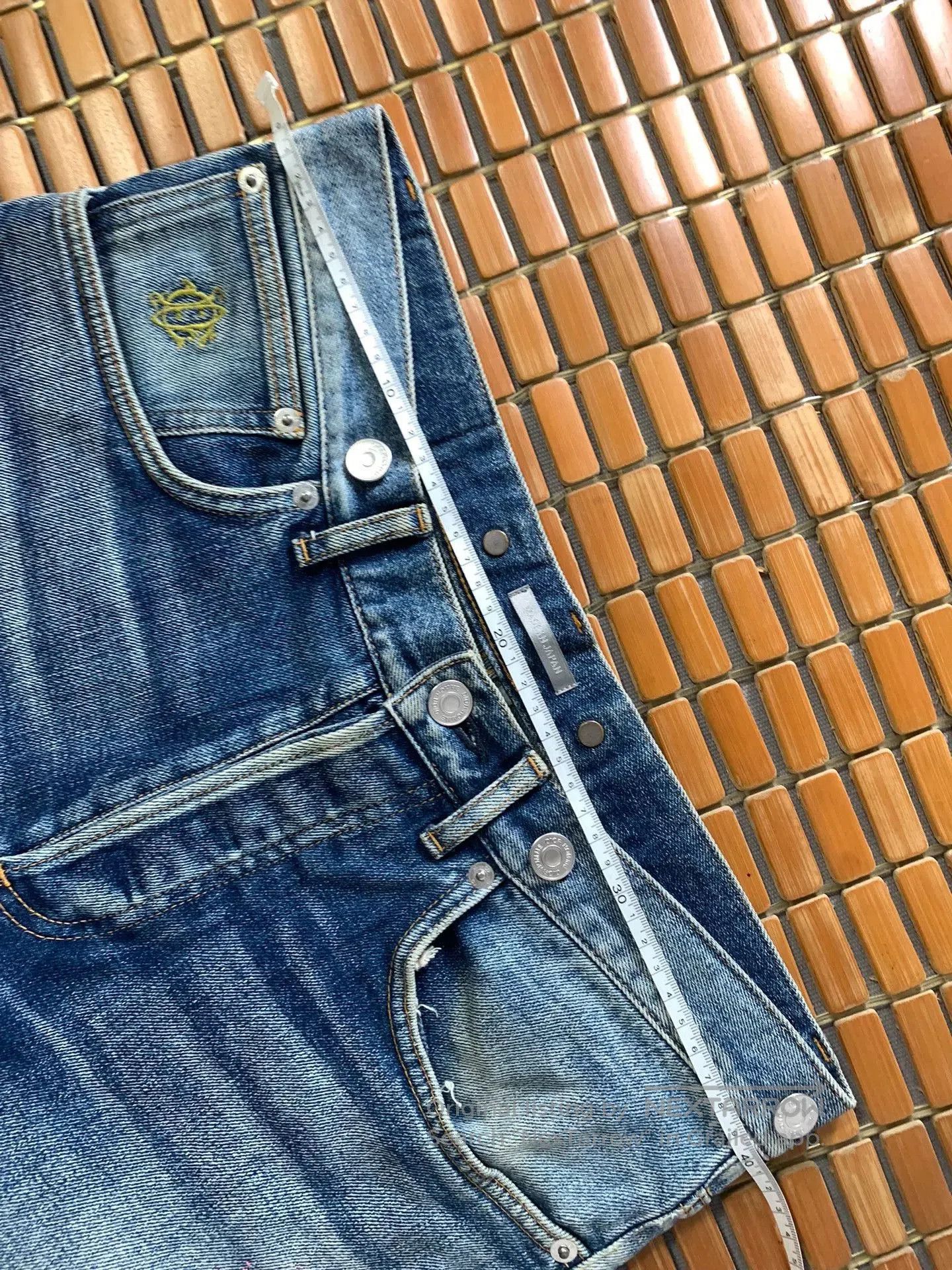 Dior Dior CD Embroidered Jeans. Size US 31 - 6 Thumbnail