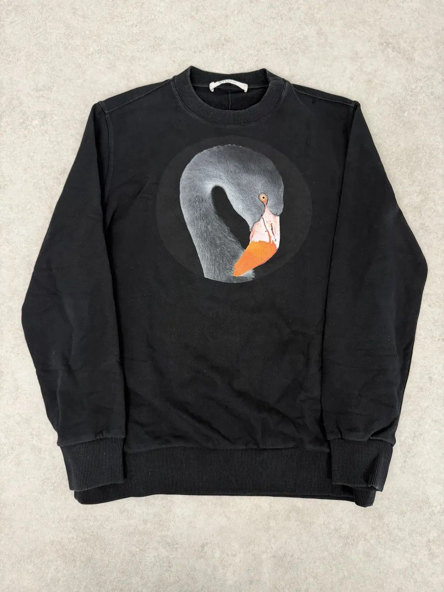 Givenchy AW2017 Givenchy Black Duck Crewneck Sweater by Riccardo Tisci Size US S / EU 44-46 / 1 - 1 Thumbnail