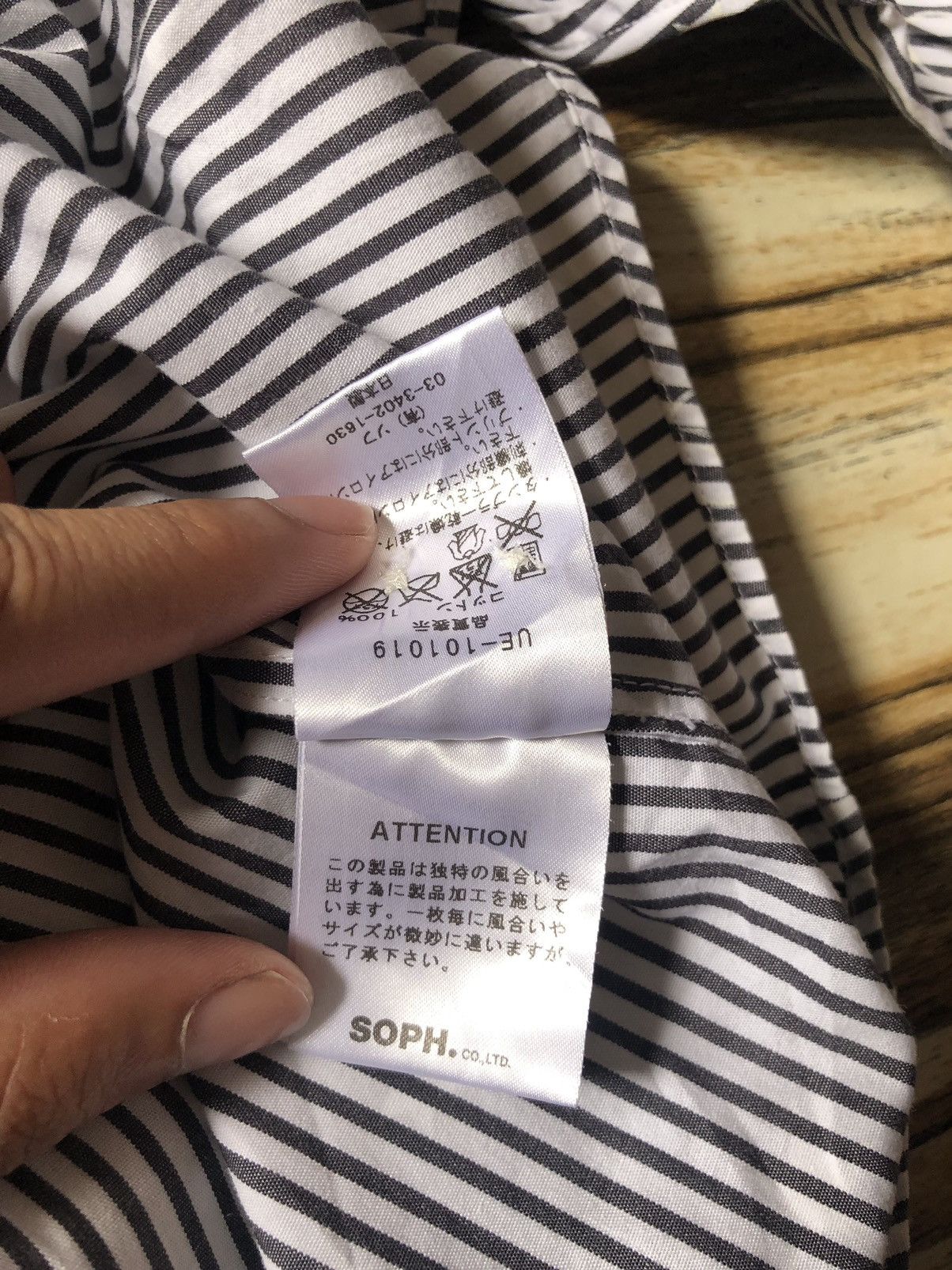 Sophnet. B/D shirt striped star logo printed Size US M / EU 48-50 / 2 - 8 Thumbnail