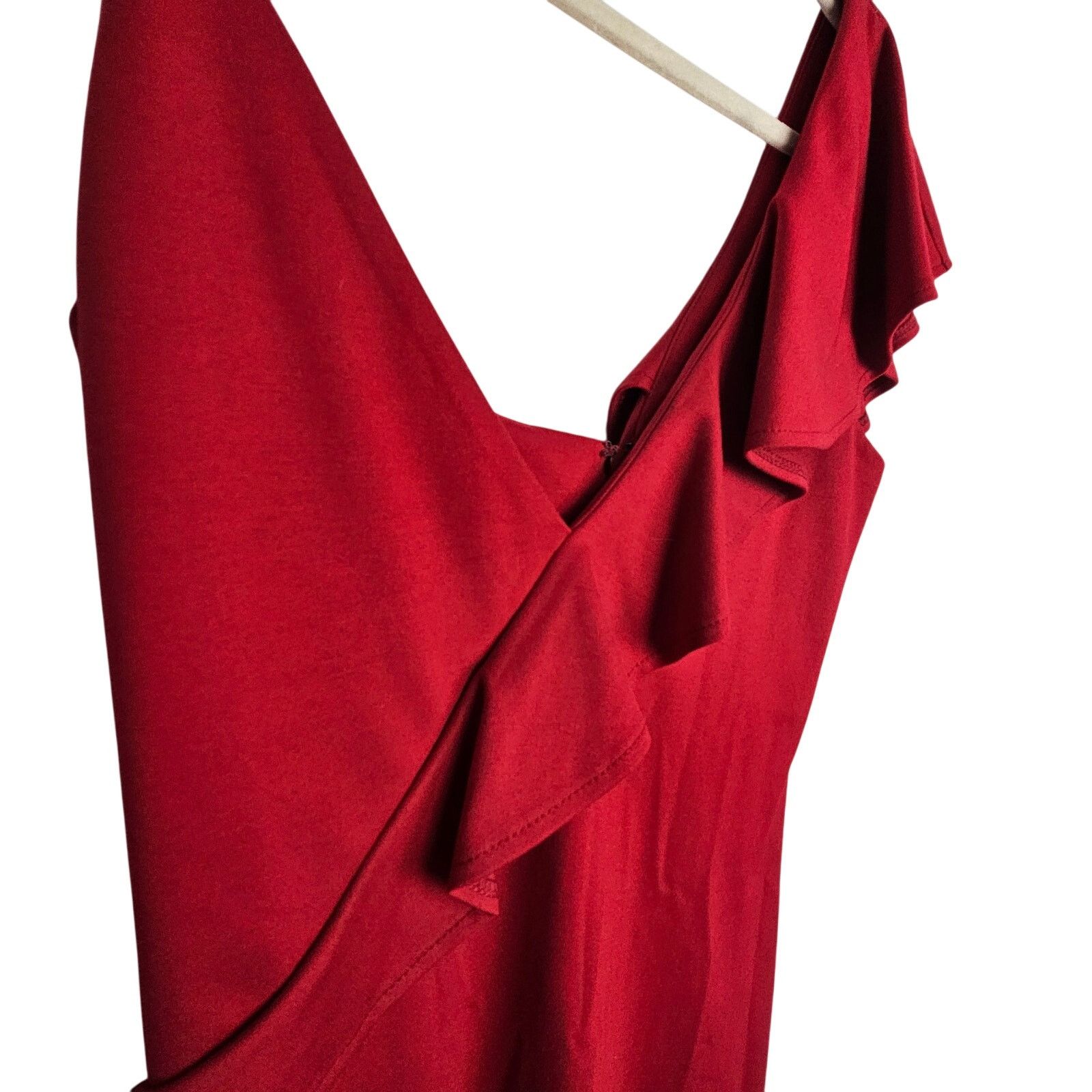 Amanda Uprichard Amanda Uprichard Red Cocktail Dress Mini Dress Womens M Size M / US 6-8 / IT 42-44 - 4 Thumbnail