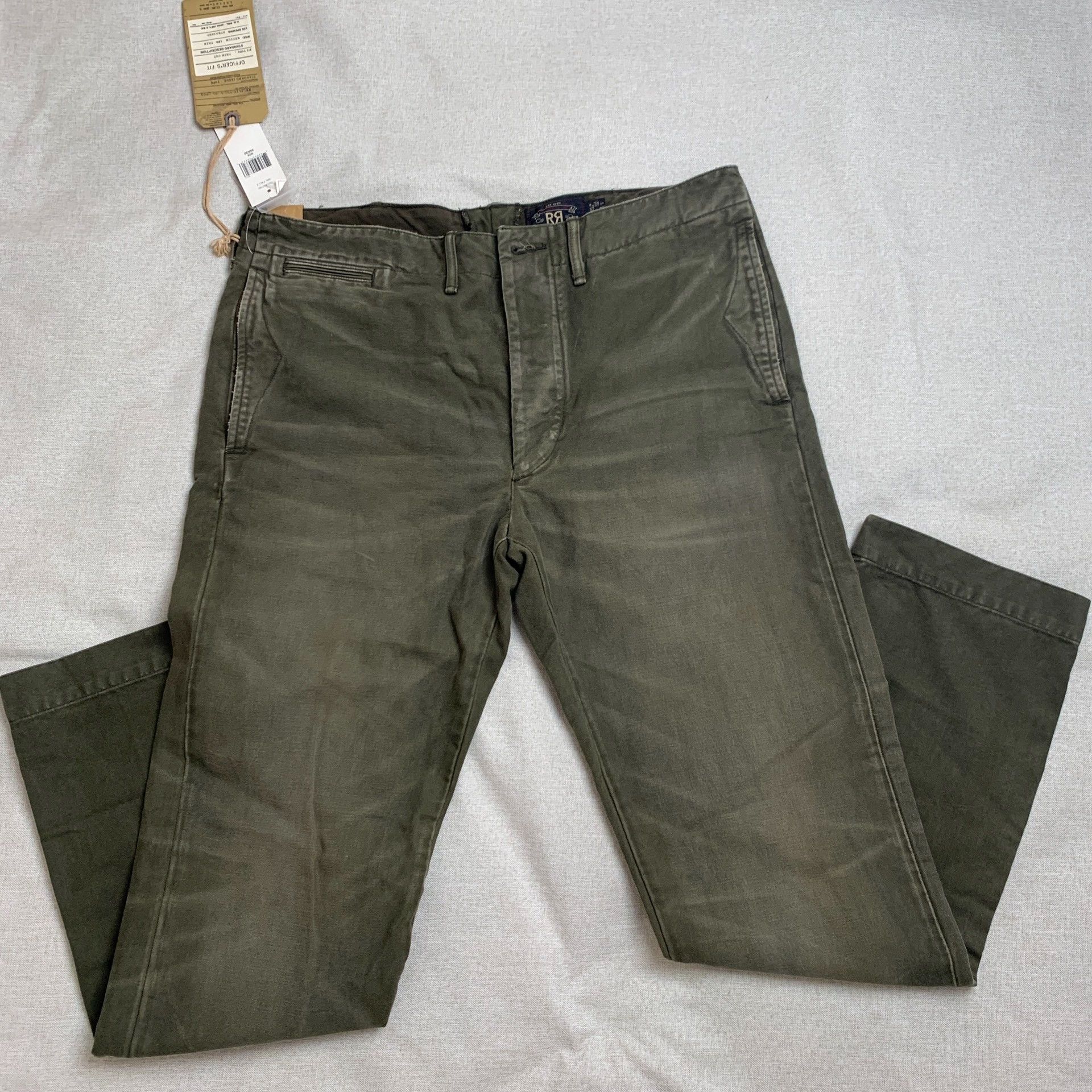 RRL Ralph Lauren Double RL RRL Officer Pants 34x32 Size US 34 / EU 50 - 1 Thumbnail