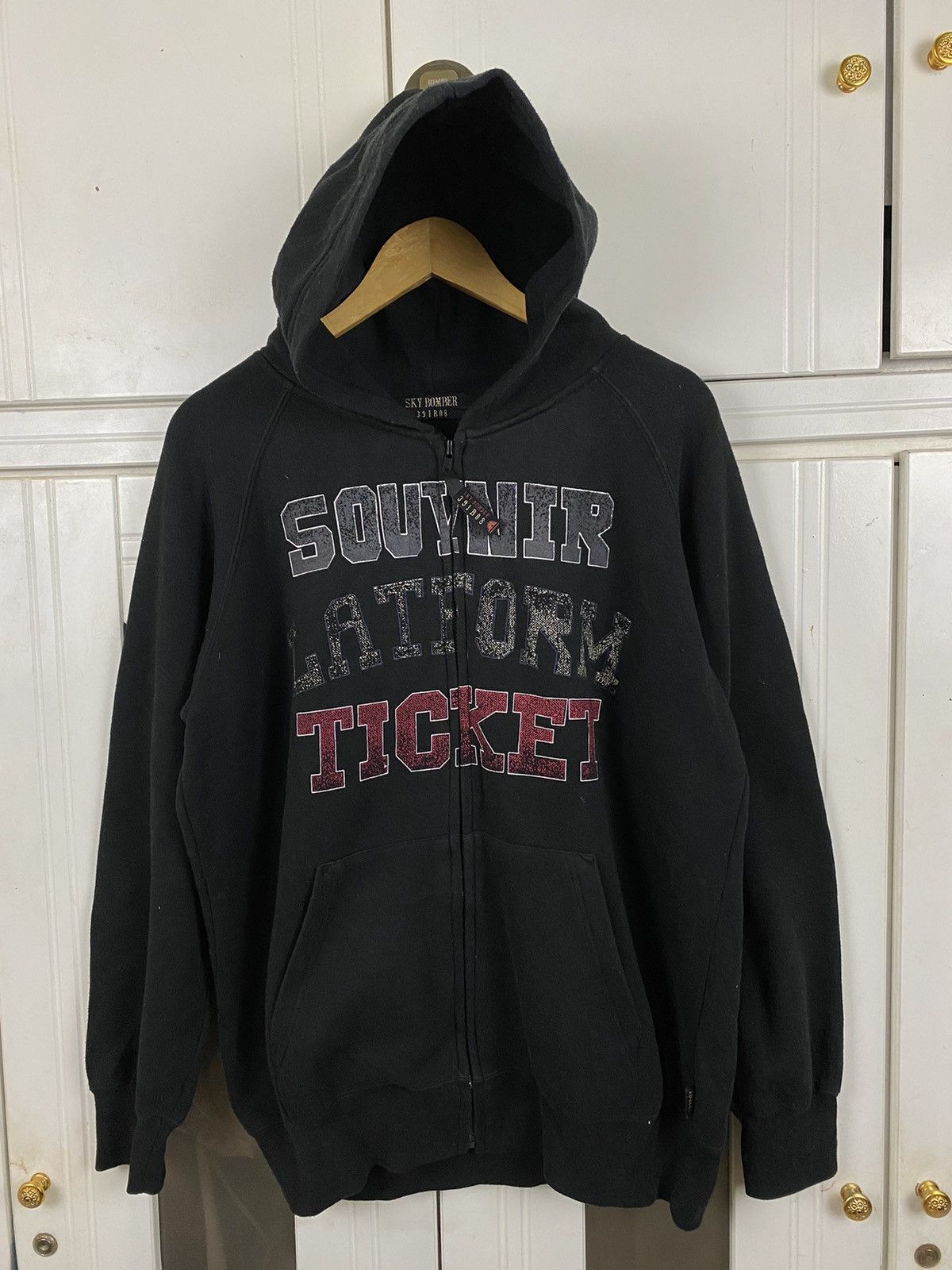 Vintage Vintage Sky Bomber Souvnir Zipper Hoodies Size US L / EU 52-54 / 3 - 1 Thumbnail
