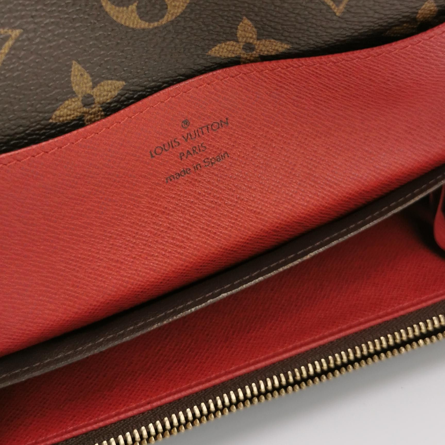 Louis Vuitton Louis Vuitton (LV) Emilie leather Monogram print snap walle Size ONE SIZE - 2 Thumbnail