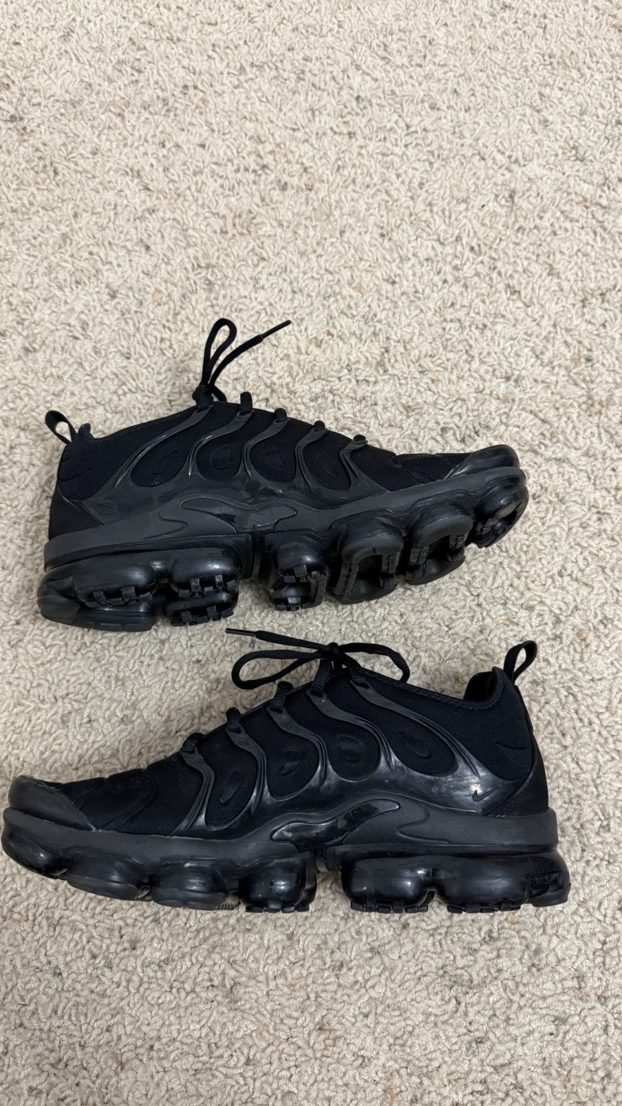 Nike Black VaporMax Shoes Size US 10.5 / EU 43-44 - 4 Thumbnail