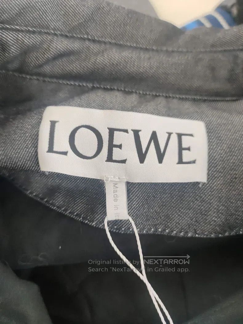 Loewe Loewe Leather Patch Wool Coat Size XS / US 0-2 / IT 36-38 - 3 Thumbnail