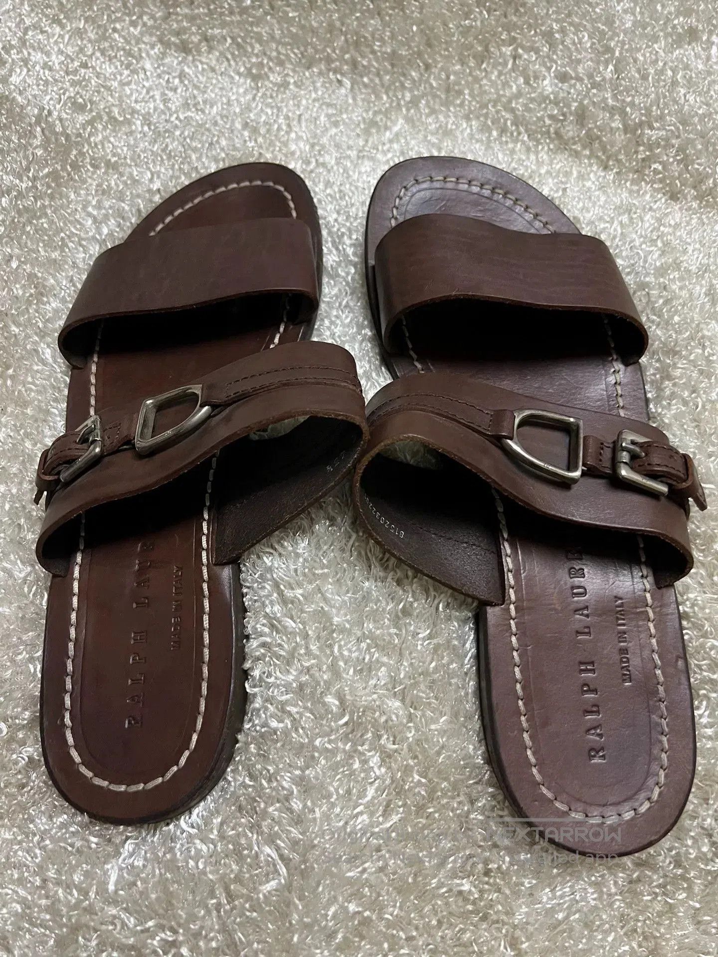 Other Ralph Lauren Men's Leather Slipper Sandals. Size US 10.5 / EU 43-44 - 3 Thumbnail