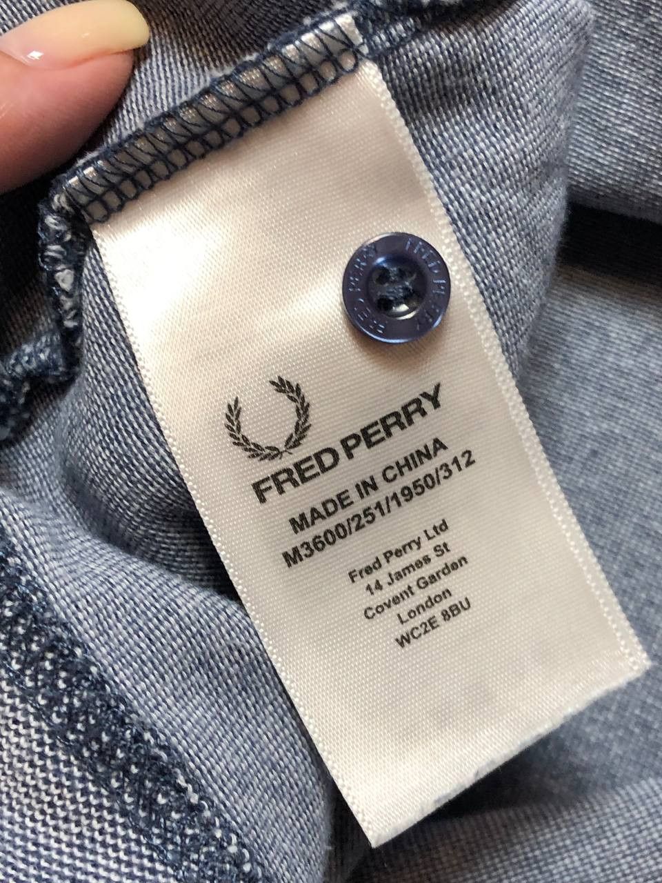 Fred Perry Vintage Polo Fred Perry gray logo T-shirt crazy Y2K size XS Size US XS / EU 42 / 0 - 3 Thumbnail