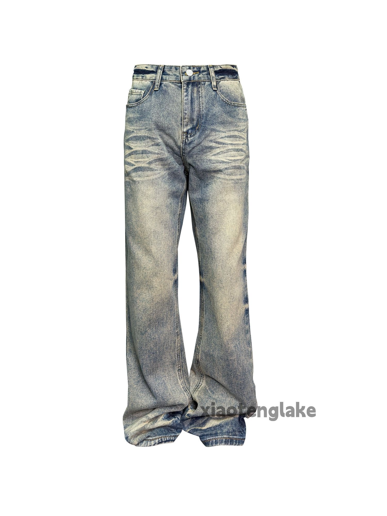 Jean × Vintage washed faded cleanfit yuppie bootcut grunge jeans Size US 36 / EU 52 - 4 Thumbnail