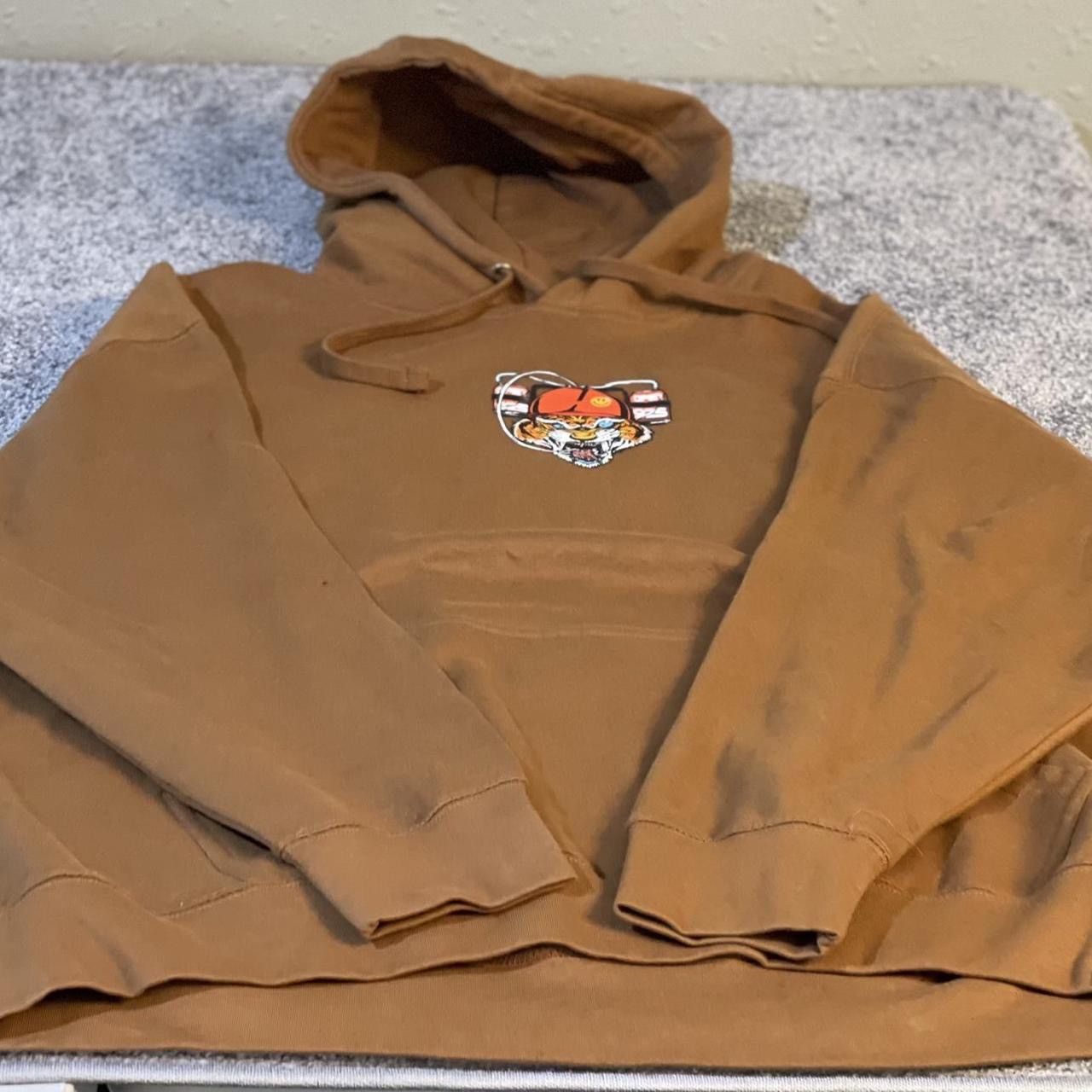 Other OPEN 925 Brown Tiger Graphic Hoodie 2XL Size US XXL / EU 58 / 5 - 1 Thumbnail