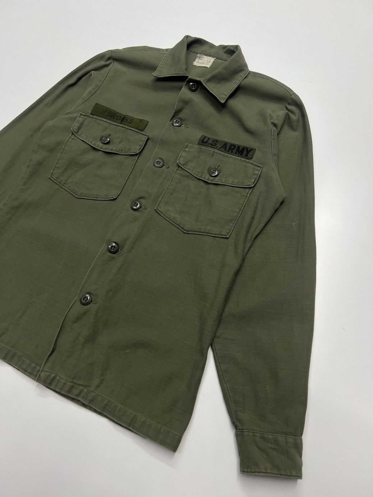 Vintage VINTAGE US ARMY SHIRT Size US S / EU 44-46 / 1 - 4 Thumbnail