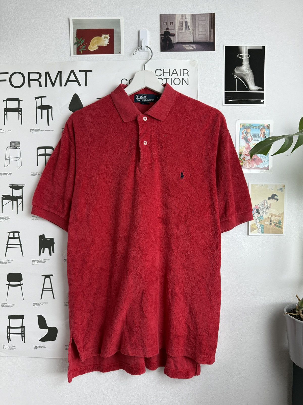 Designer × Polo Ralph Lauren × Ralph Lauren Polo Ralph Lauren velour polo t-shirt M old money classy y2k Size US M / EU 48-50 / 2 - 1 Thumbnail