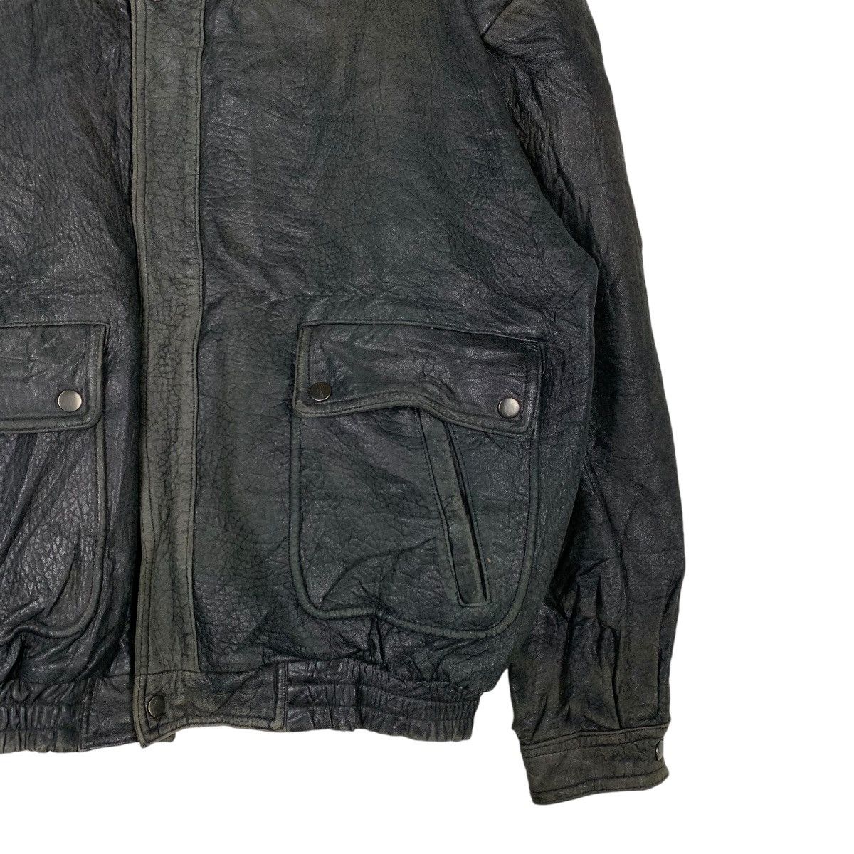 Japanese Brand J & P Corporation Flight Leather Jacket Size US L / EU 52-54 / 3 - 4 Thumbnail