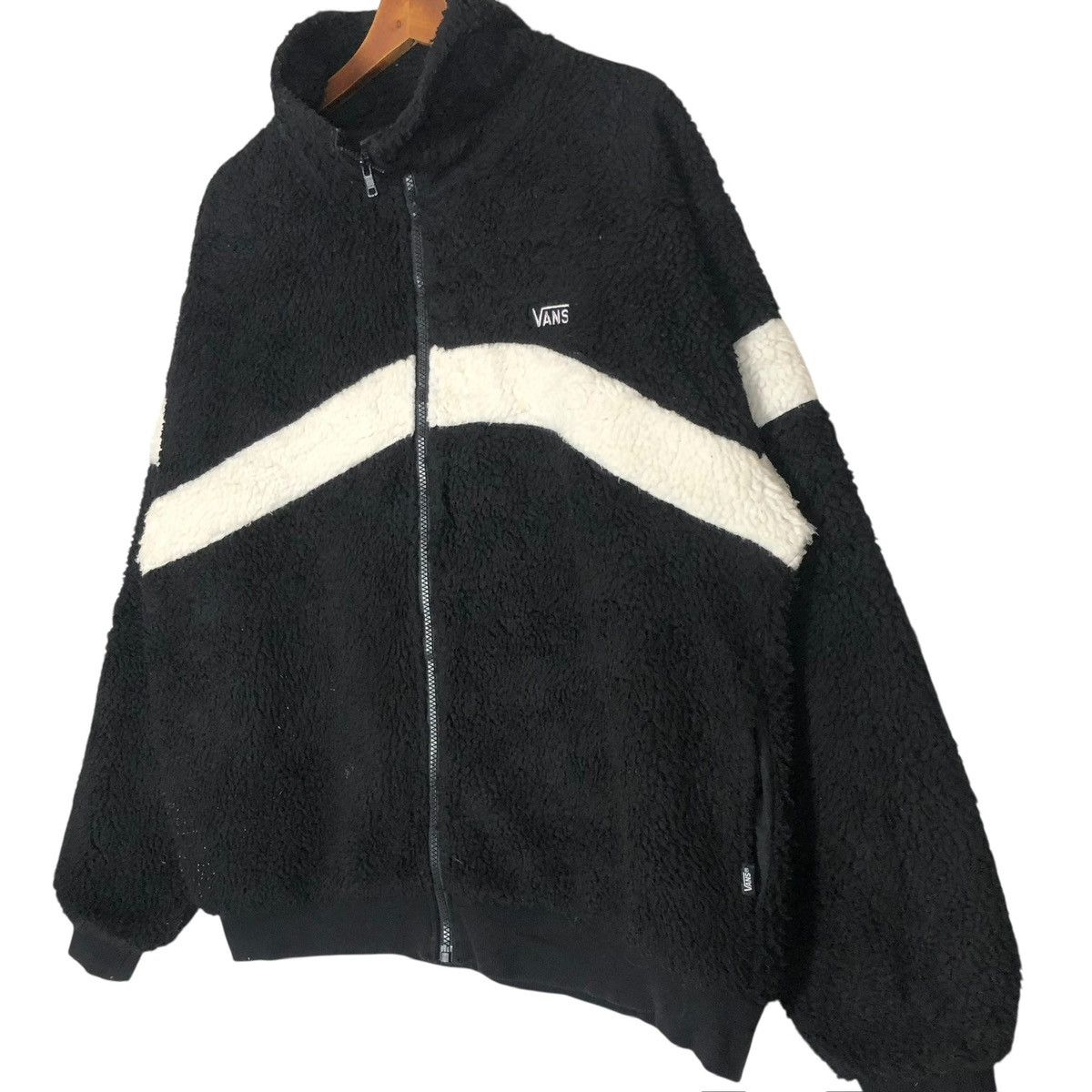 Vans Vintage Vans Fleece Sherpa Jacket: Full Zip Streetwear Size US L / EU 52-54 / 3 - 3 Thumbnail
