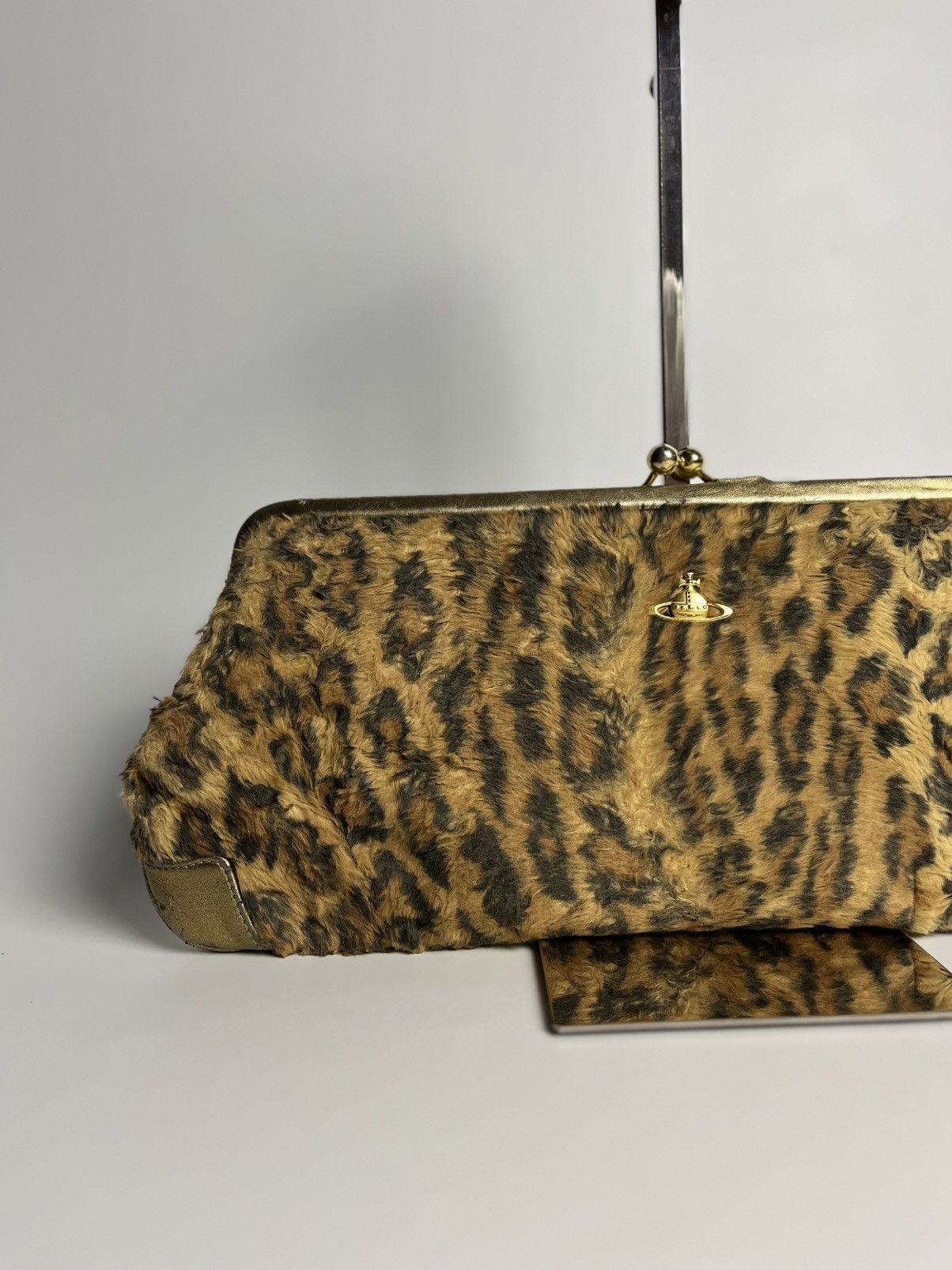 Vivienne Westwood Vivienne Westwood Faux Fur Leopard Long Clutch Bag Size ONE SIZE - 2 Thumbnail