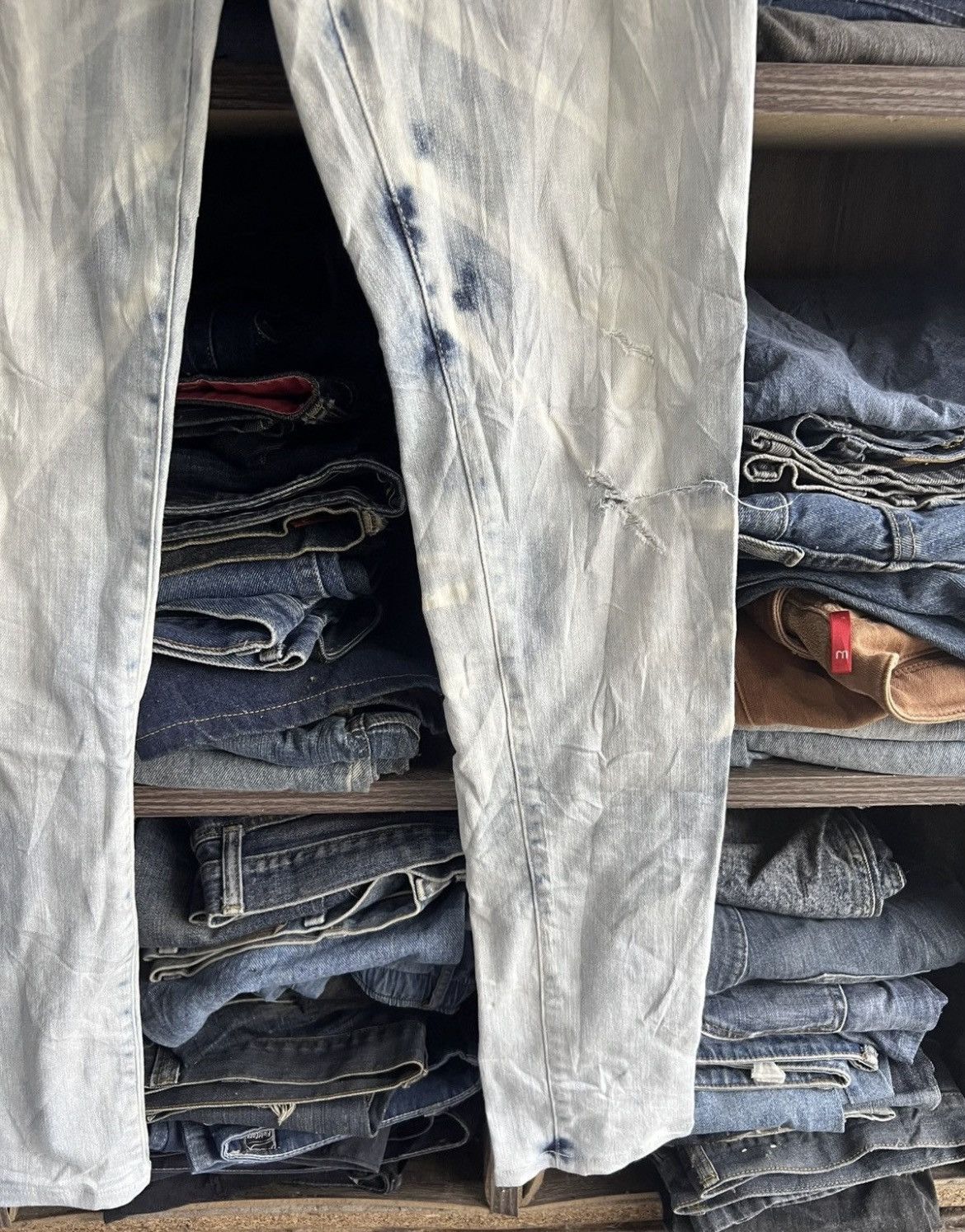semanticdesign 🔥Semantic Design Stretch Distressed Denim Size US 29 - 7 Thumbnail