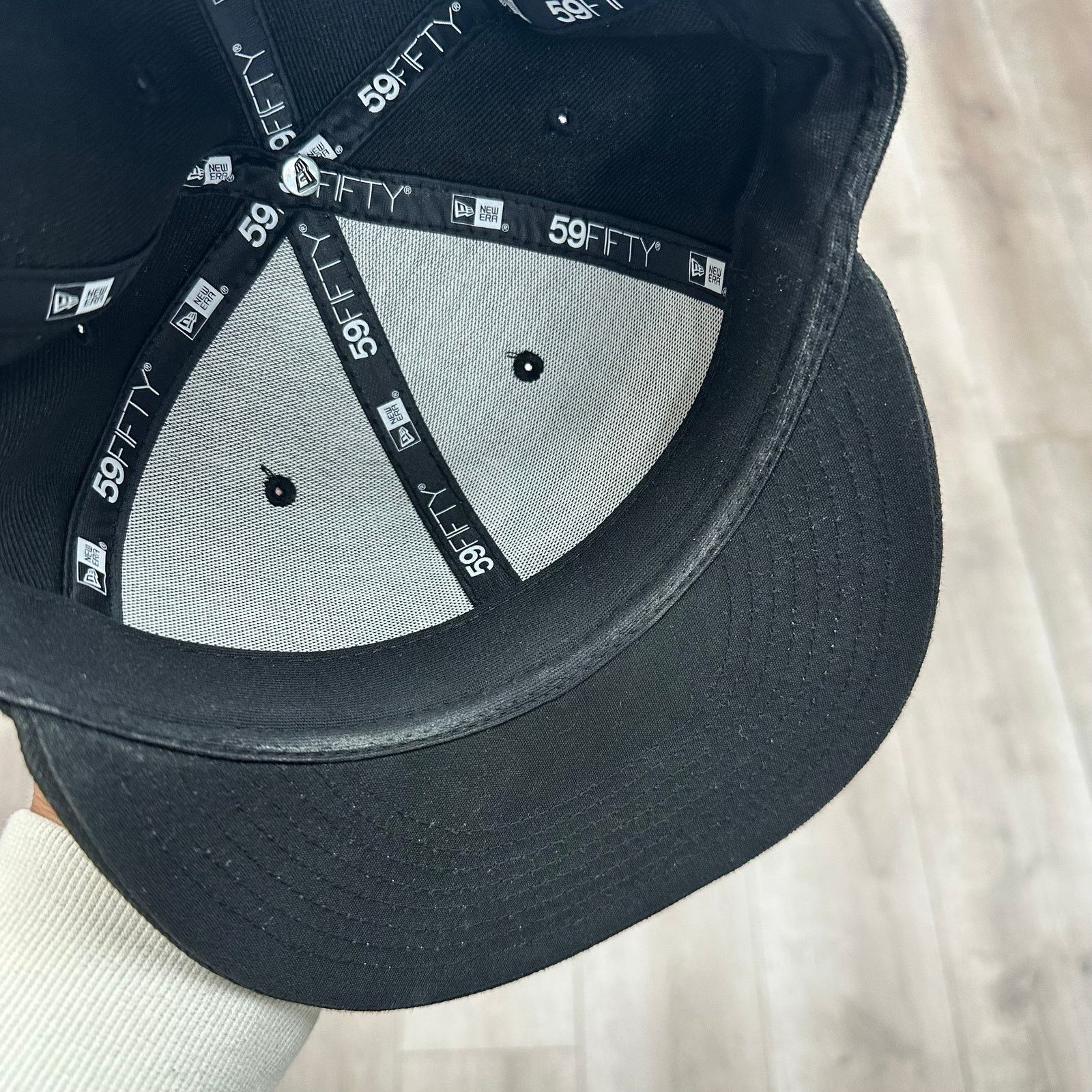 New Era New Era Jackie Robinson Day White Sox Black fitted Hat 7 1/8 Size ONE SIZE - 6 Thumbnail
