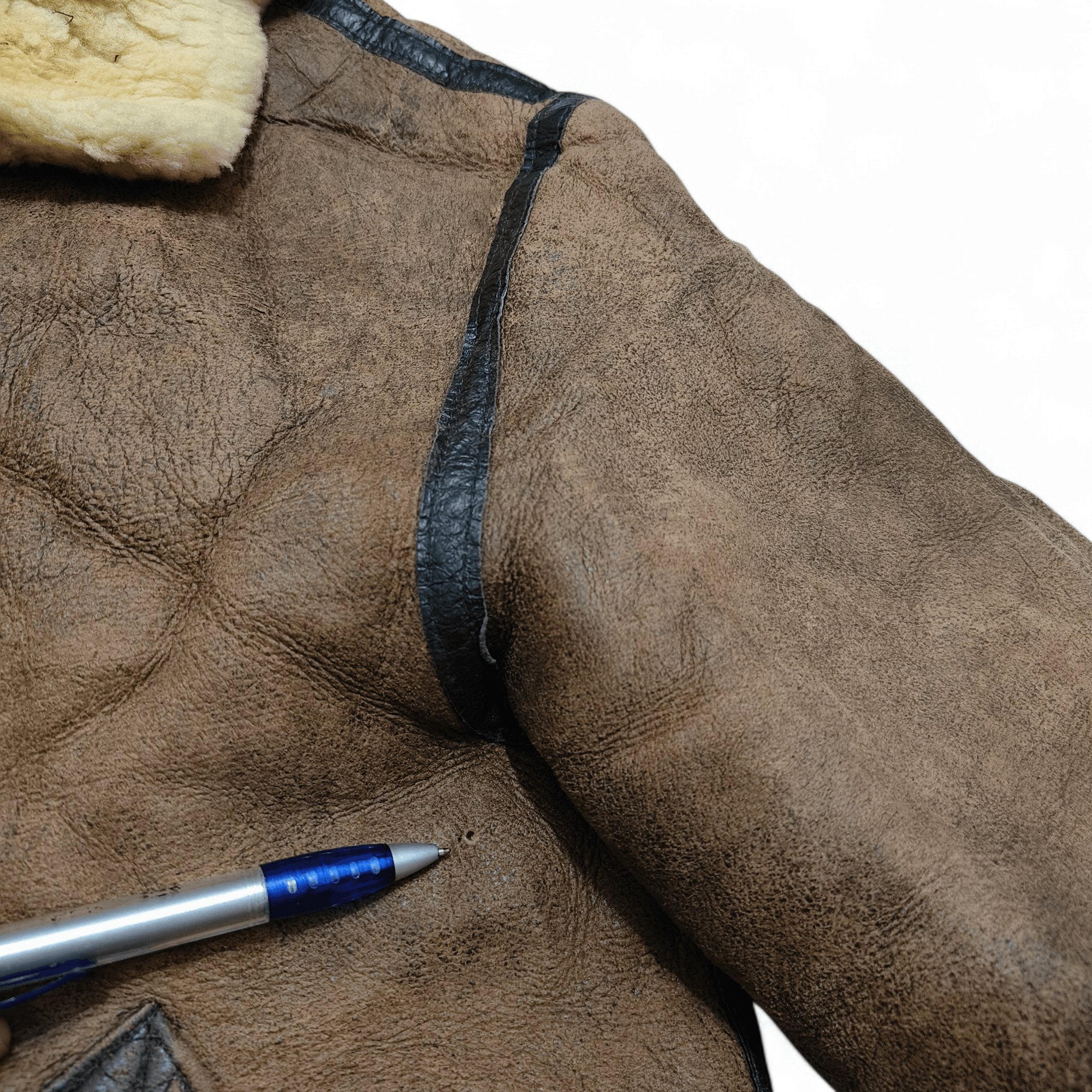 Avirex Vintage 80s Avirex Limited USA B-3 Shearling Leather Jacket Size US M / EU 48-50 / 2 - 8 Thumbnail