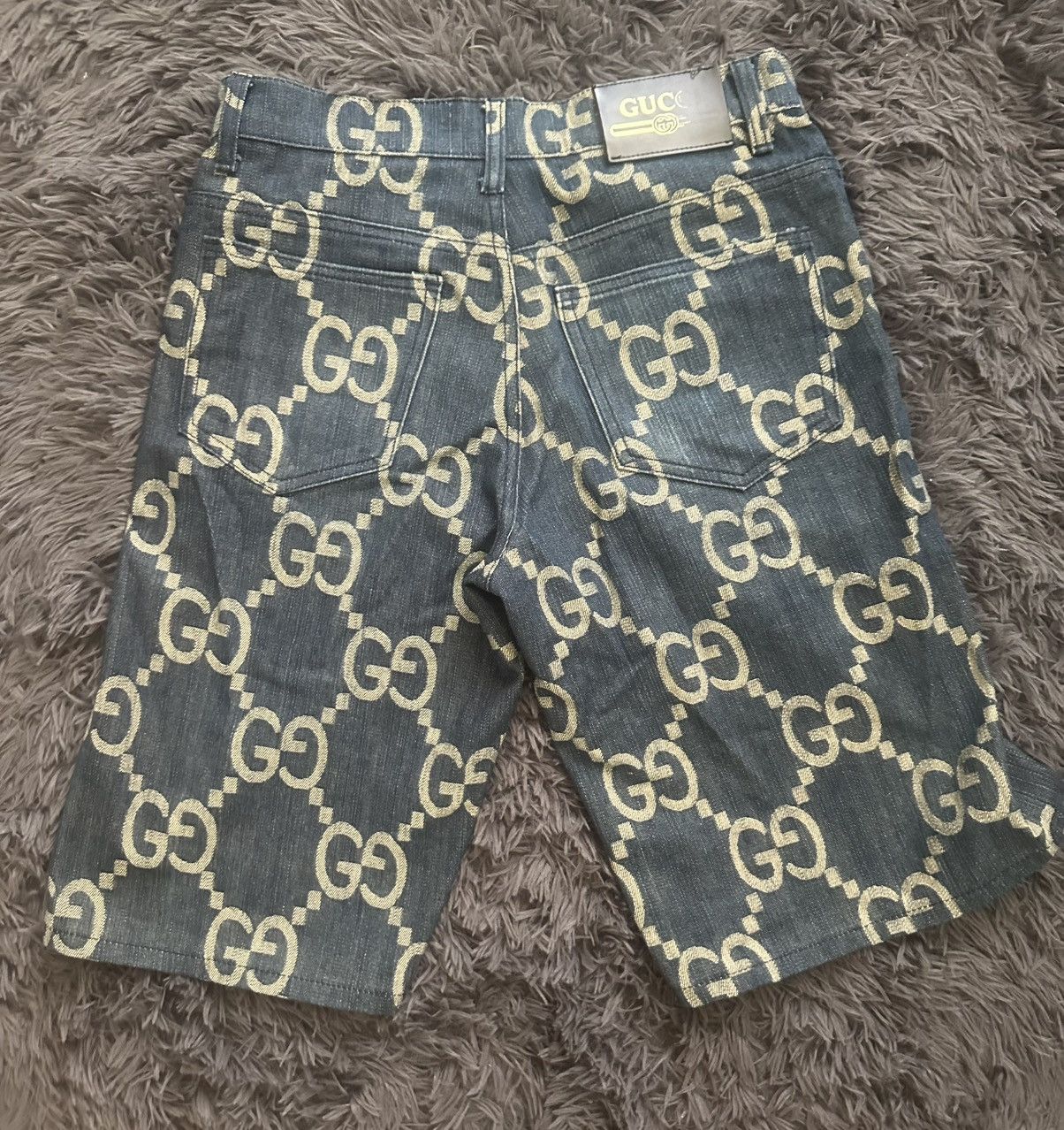 Gucci Gucci Monogram Denim Shorts Size US 30 / EU 46 - 4 Thumbnail