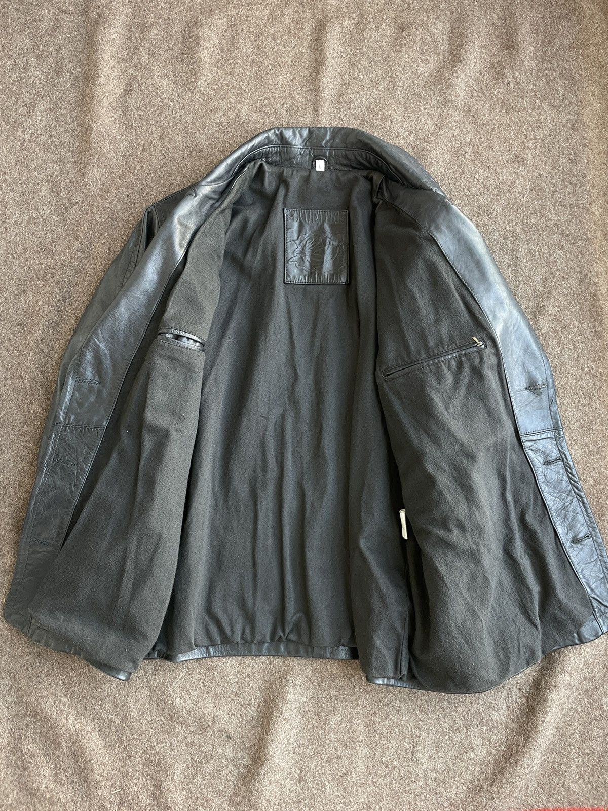 Other Mauritius Leather Pea Coat Size US L / EU 52-54 / 3 - 7 Thumbnail
