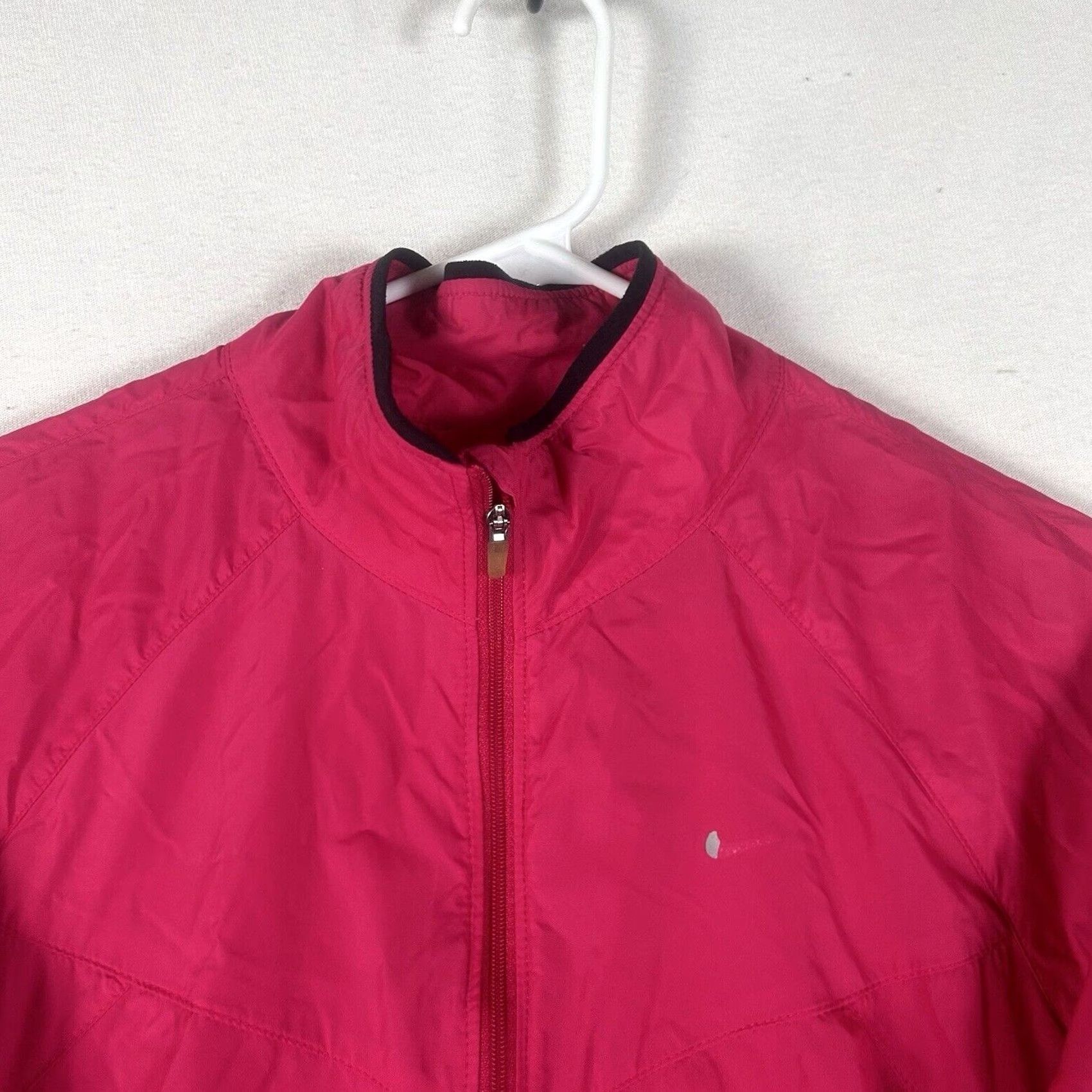 Nike Nike Golf Windbreaker Jacket Womens M Pink Lightweight Zip Full Packable Dri-Fit Size M / US 6-8 / IT 42-44 - 2 Thumbnail