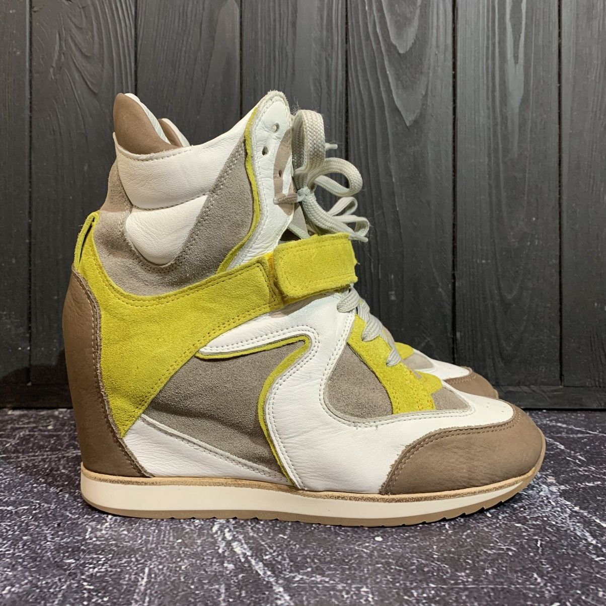 OXMOX Women’s Leather Platform shoes 36 Isabel Marant Style