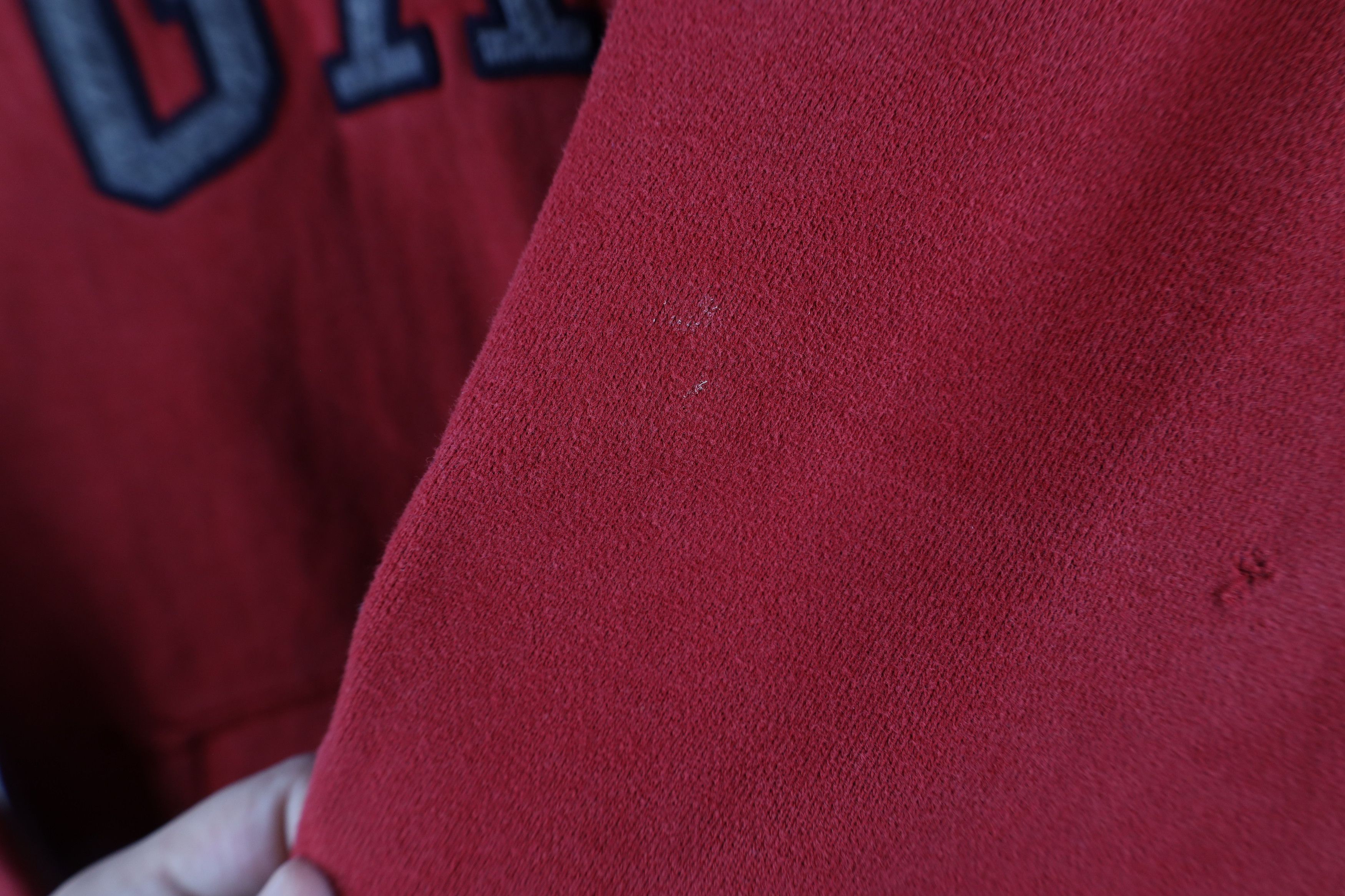 Gap Vintage Y2K Gap Spell Out Heavyweight Hoodie Sweatshirt Red Size US M / EU 48-50 / 2 - 9 Thumbnail