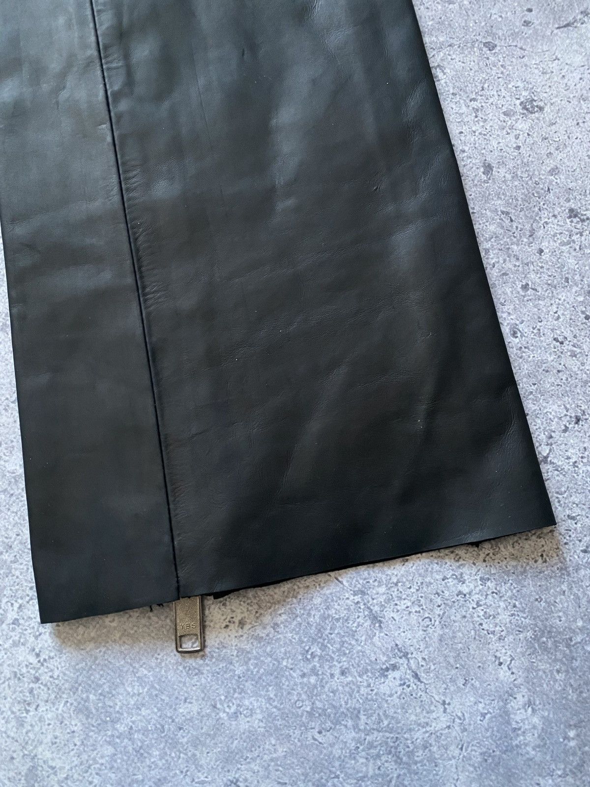 Other Vintage Mavip Leder Pants Leather Avant Garde Biker Moto Size 29" - 13 Thumbnail