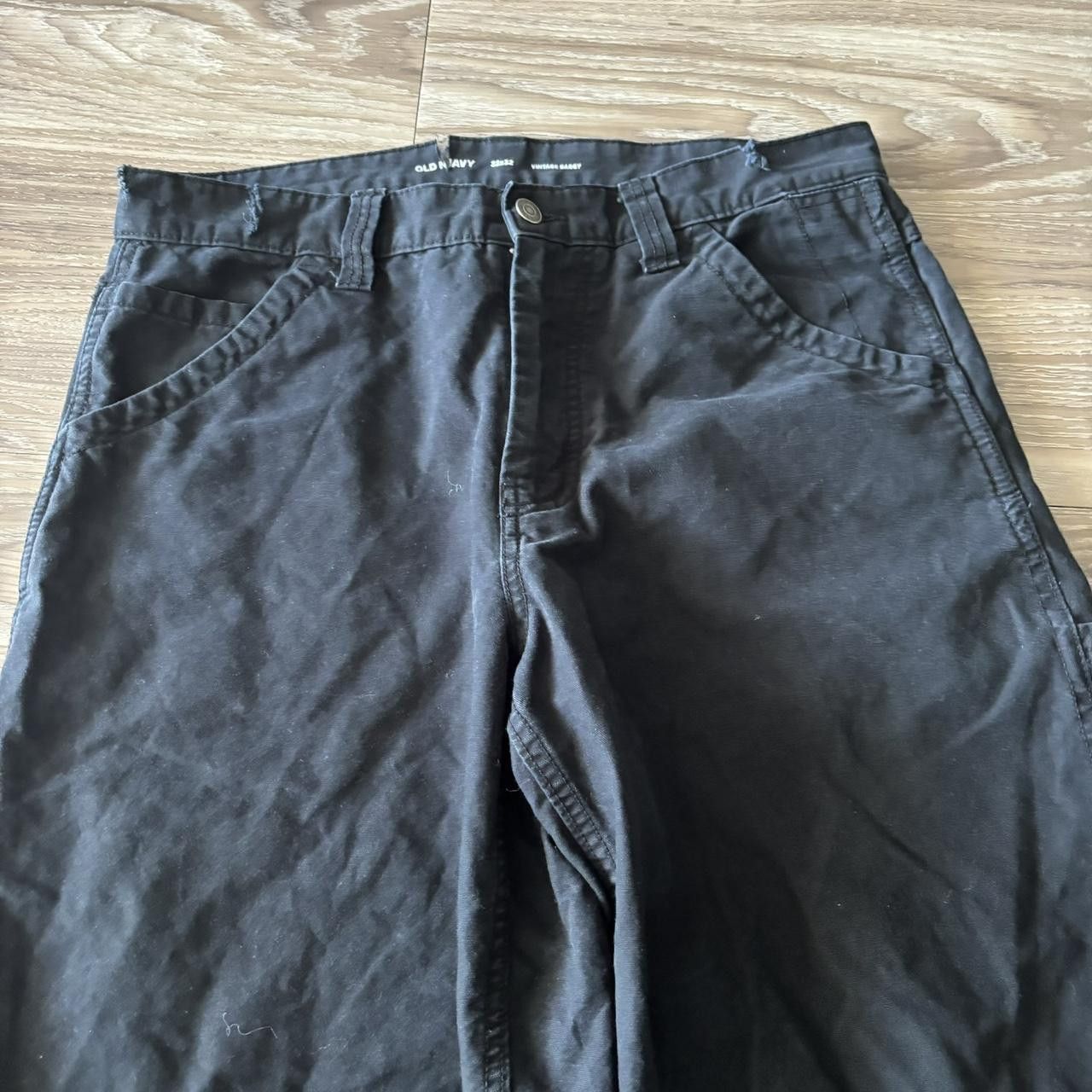 Vintage Crazy Vintage Y2K/2000s Baggy Black Streetwear Skater Carpenter Pants! 32x32 Size US 32 / EU 48 - 5 Thumbnail