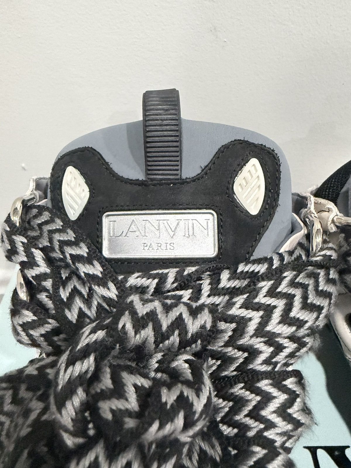 Lanvin Lanvin Curb Sneakers Black/Grey (Discontinued) Size US 7 / EU 40 - 6 Thumbnail