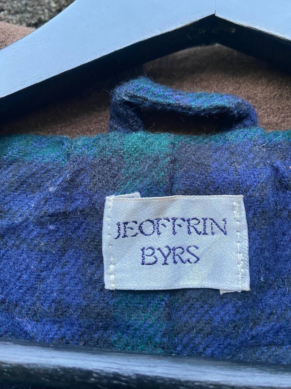 Japanese Brand Vintage Jeoffrin Byrs Duffel Coat Size US L / EU 52-54 / 3 - 8 Thumbnail