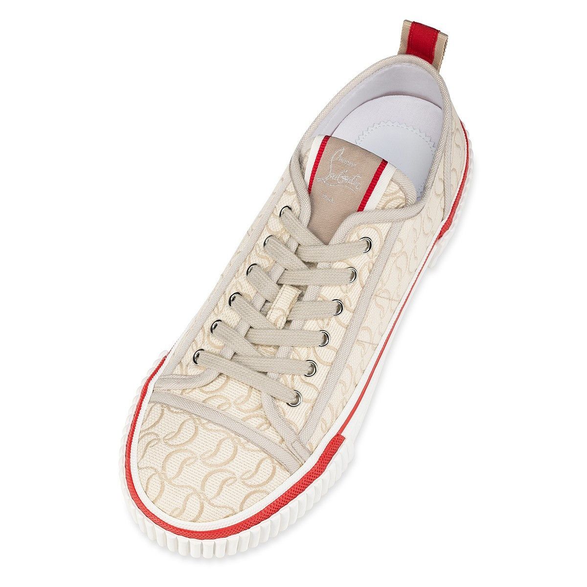 Christian Louboutin o1s1wg110225 Pedro Junior Sneakers in Natural Size US 7 / EU 40 - 2 Thumbnail