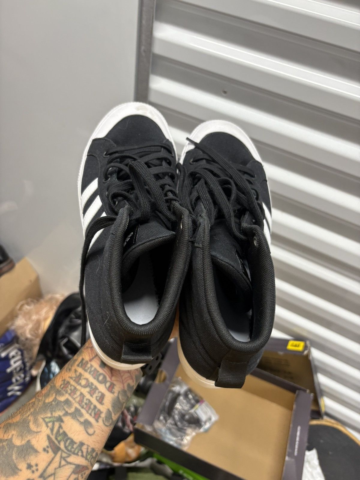 Adidas × Vintage Adidas nizza platform Size US 9.5 / EU 42-43 - 5 Thumbnail
