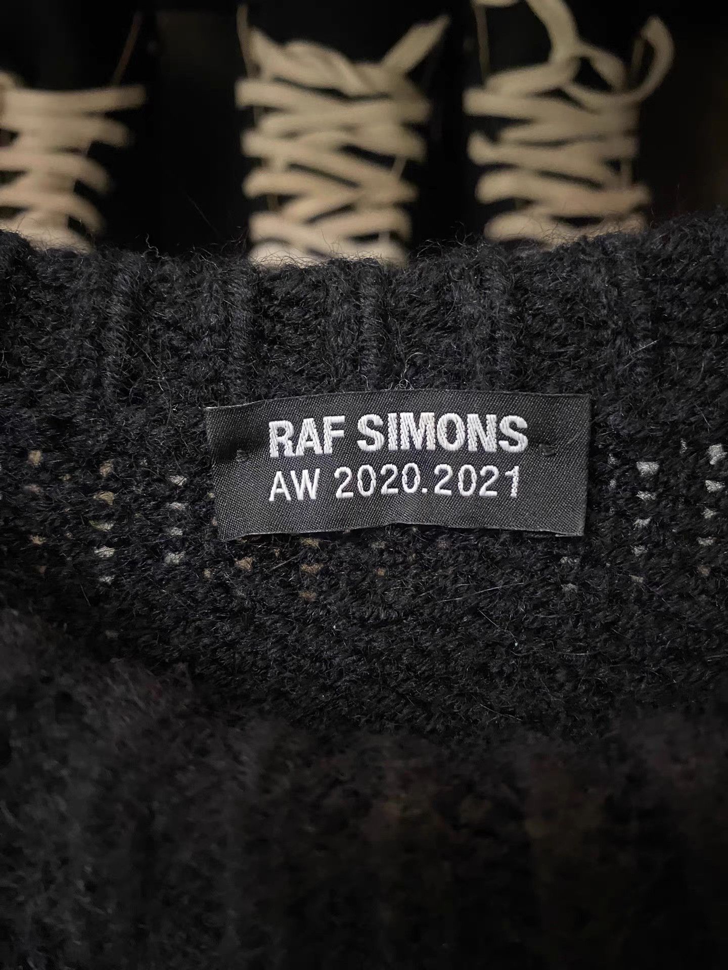 Raf Simons Raf Simons Flocked Sweater Size US L / EU 52-54 / 3 - 5 Thumbnail