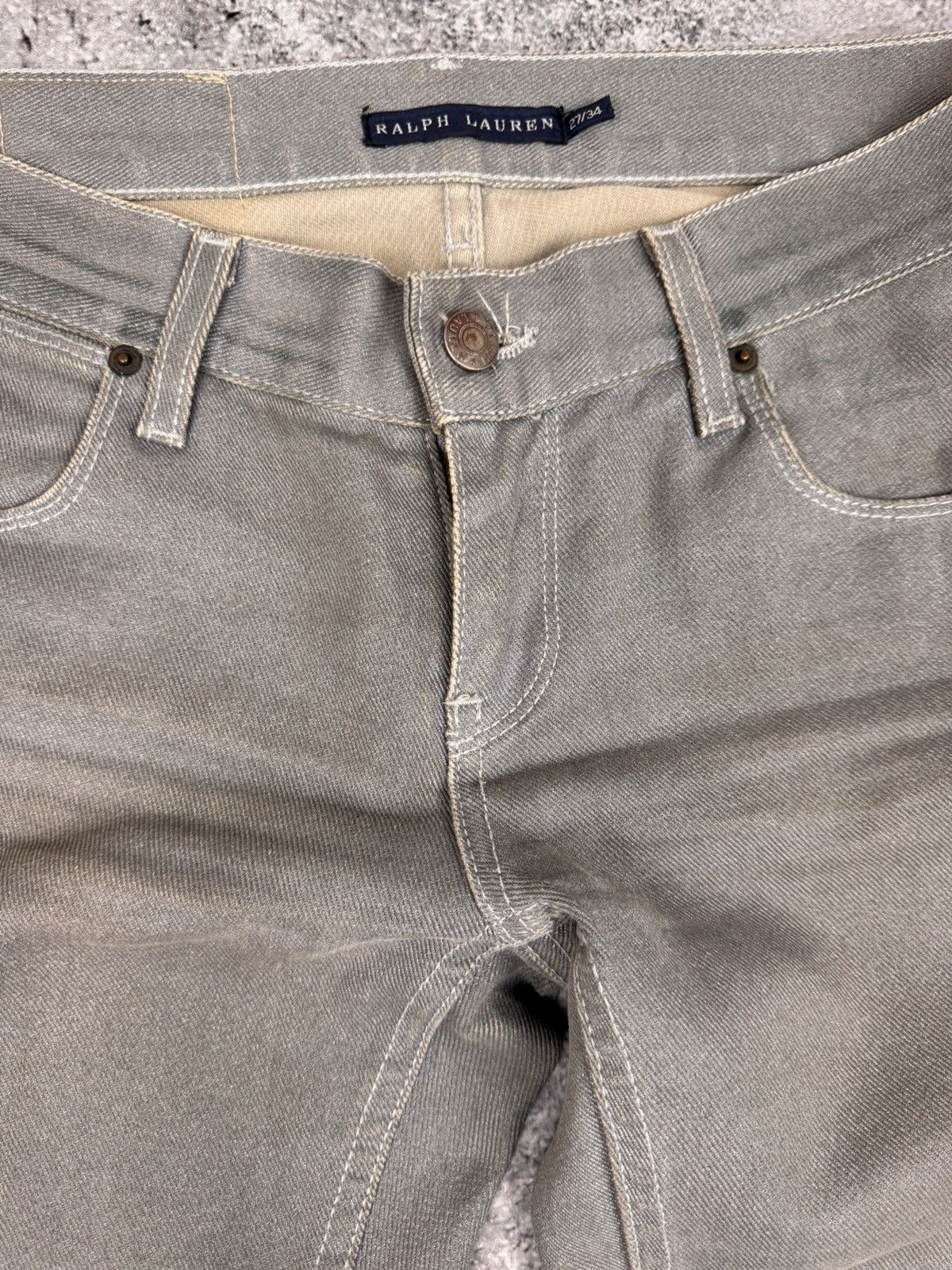 Ralph Lauren Ralph Lauren Women Flared Pants Grey Size 27/34 Size 27" / US 4 / IT 40 - 5 Thumbnail