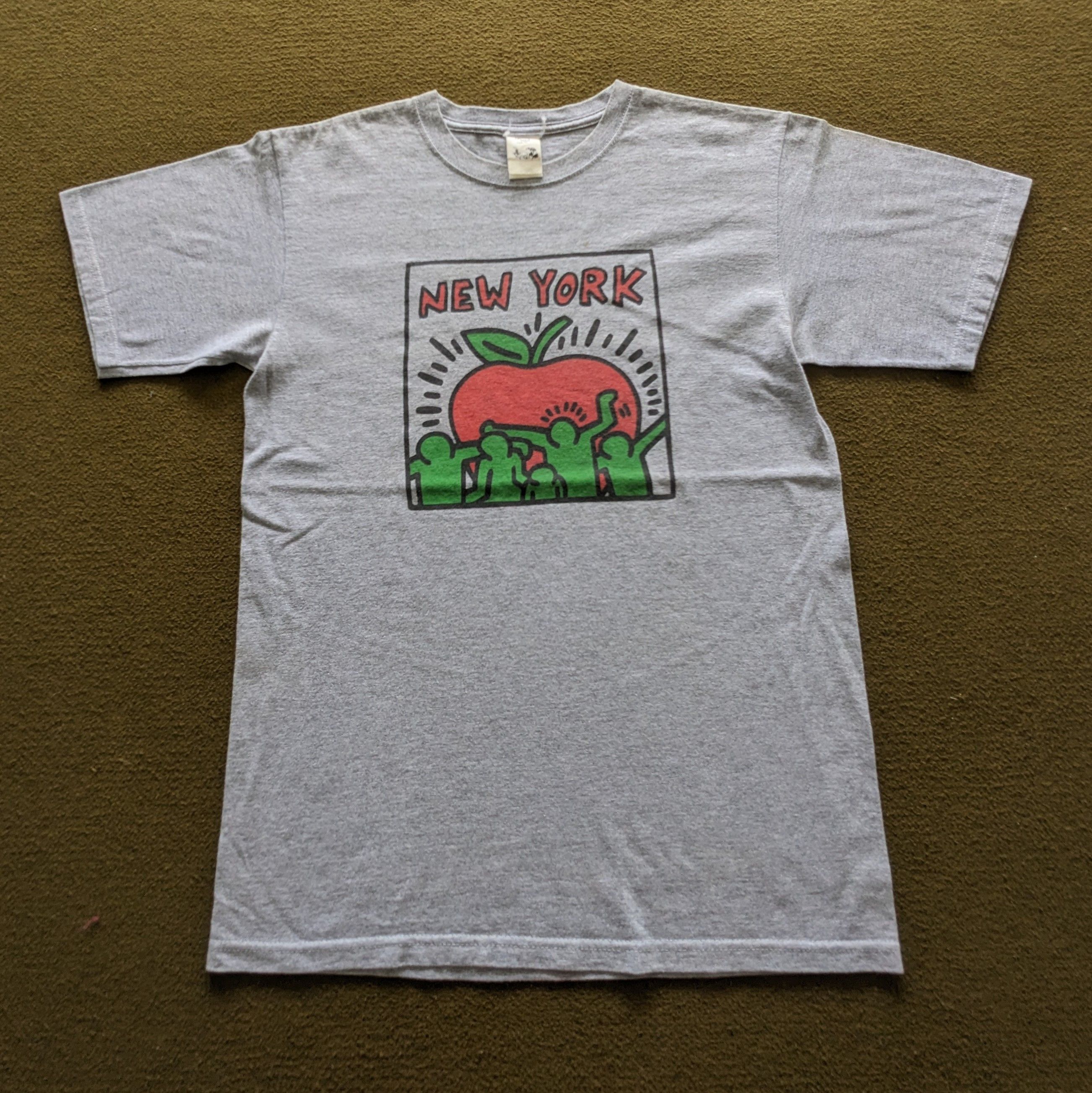 Vintage Vintage KEITH HARING New York Art T-shirt Size US M / EU 48-50 / 2 - 1 Thumbnail