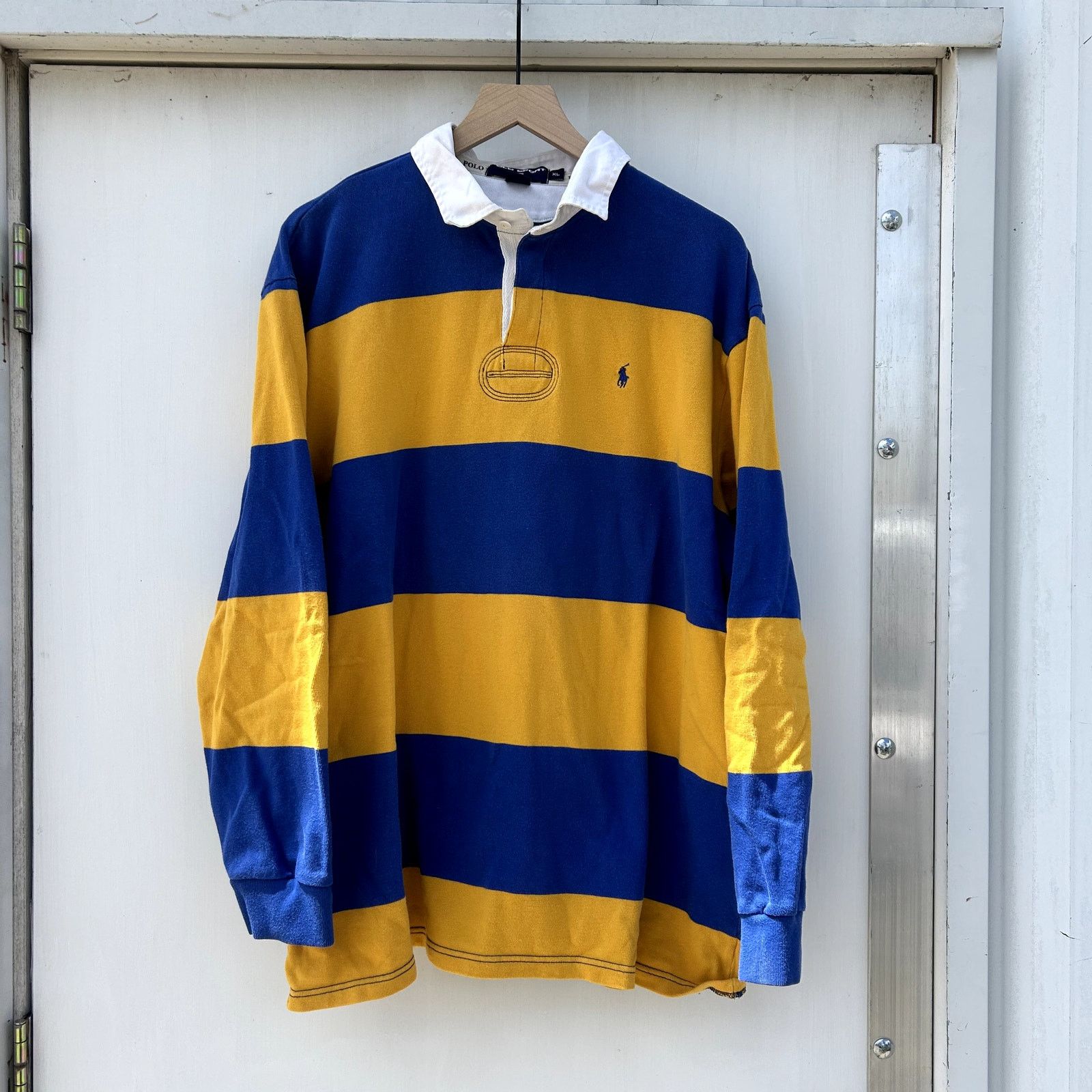 Polo Ralph Lauren Polo Sport Rugby Blue & Yellow XL Size US XL / EU 56 / 4 - 1 Thumbnail