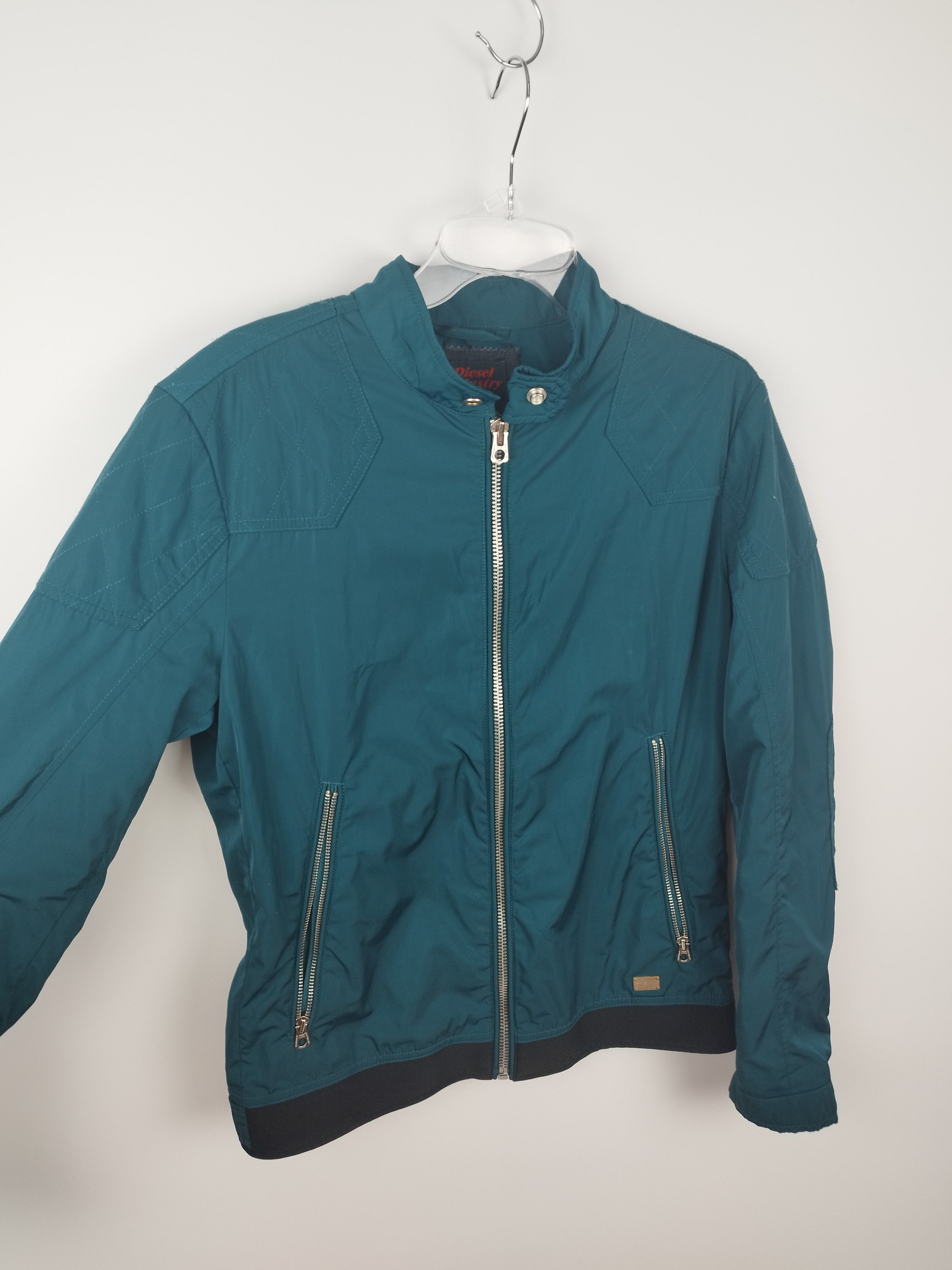 Diesel Diesel Cropped Zip - Up Rider Bomber Jacket Size US M / EU 48-50 / 2 - 3 Thumbnail