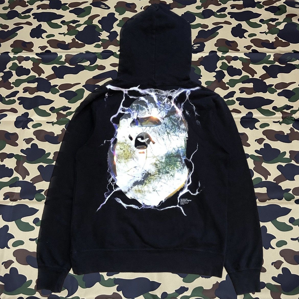 Bape Bapeavy Metal Pullover Hoodie Size US L / EU 52-54 / 3 - 1 Thumbnail