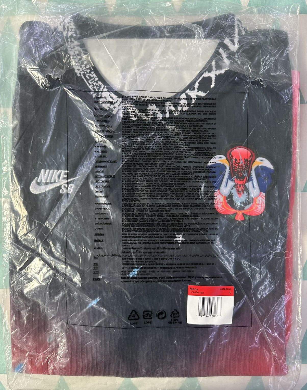 Nike NIKE SB 2024 USA Olympics Dri-Fit Eagle Jersey Skate Jersey Size US L / EU 52-54 / 3 - 7 Thumbnail
