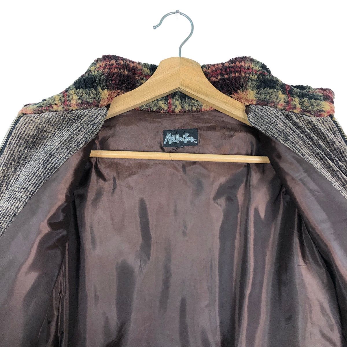 Japanese Brand 🔥90’s Vintage Fleece Jacket Mavi & Sons Tartan Design Size US M / EU 48-50 / 2 - 10 Thumbnail