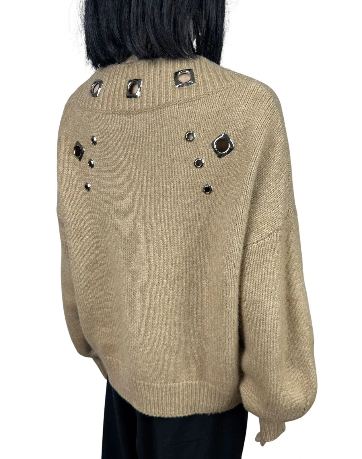Pinko Pinko Wool Polyamide Sweater With Cut Outs Stylish size L Size L / US 10 / IT 46 - 7 Thumbnail