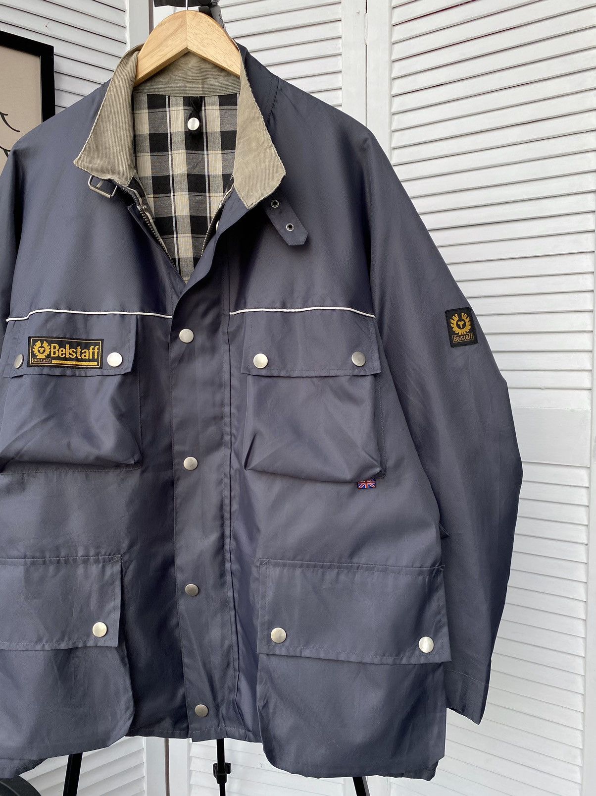 Belstaff × Vintage Vintage Belstaff Trialmaster Moto Multi Pocket Nylon Jacket Size US XL / EU 56 / 4 - 4 Thumbnail