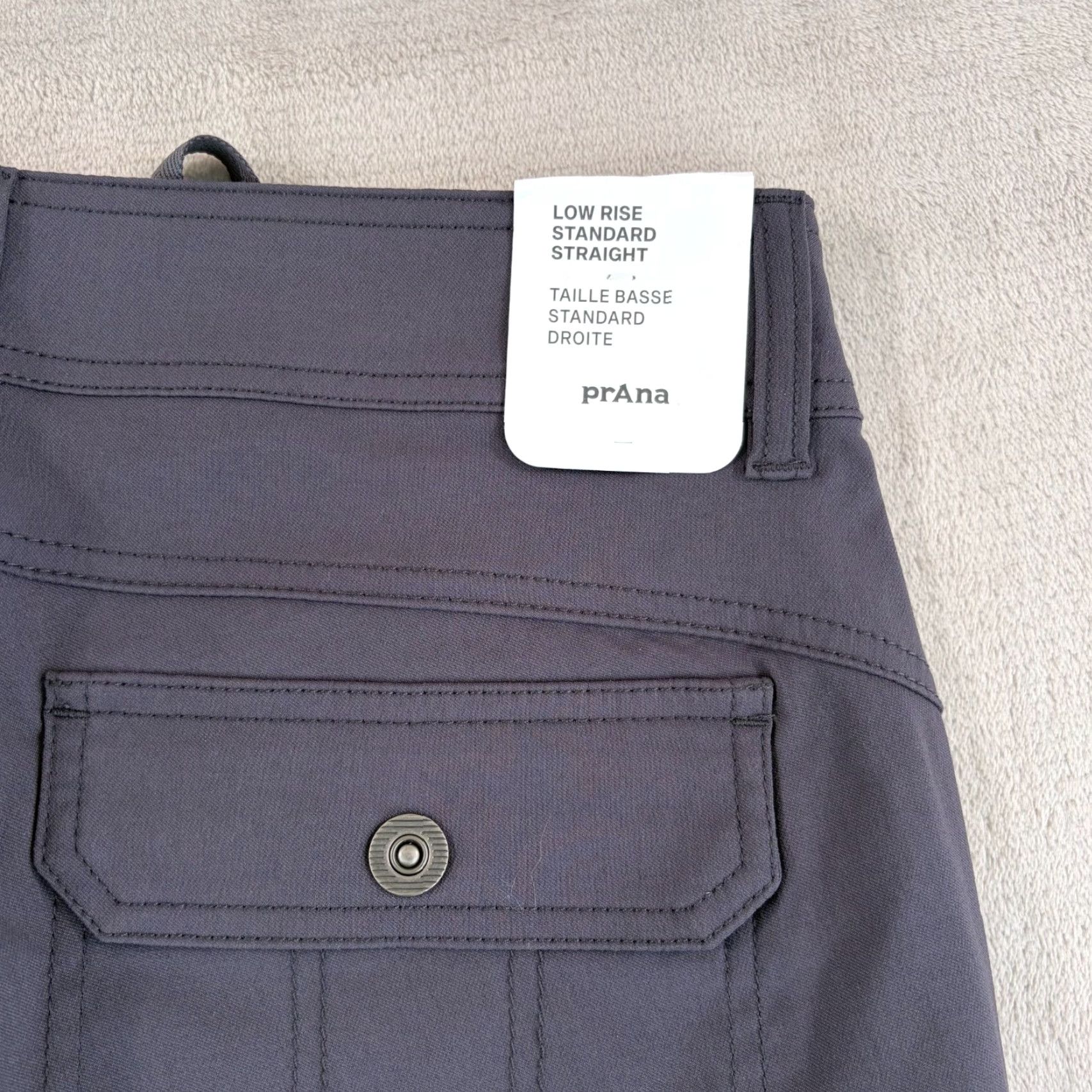 Prana prAna Halle Pants Women 6 Straight Nylon Stretch Hiking Outdoor NWT Coal Gray Pants Athletic Outdoor Women 6 Size 28" / US 6 / IT 42 - 6 Thumbnail
