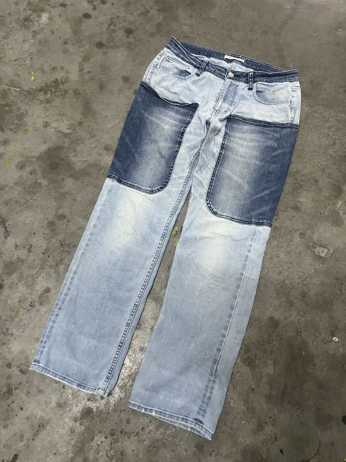 Designer × Issey Miyake TSUMORI CHISATO DOUBLE POCKET DISTRESSED DENIM PANT Size US 28 / EU 44 - 7 Thumbnail
