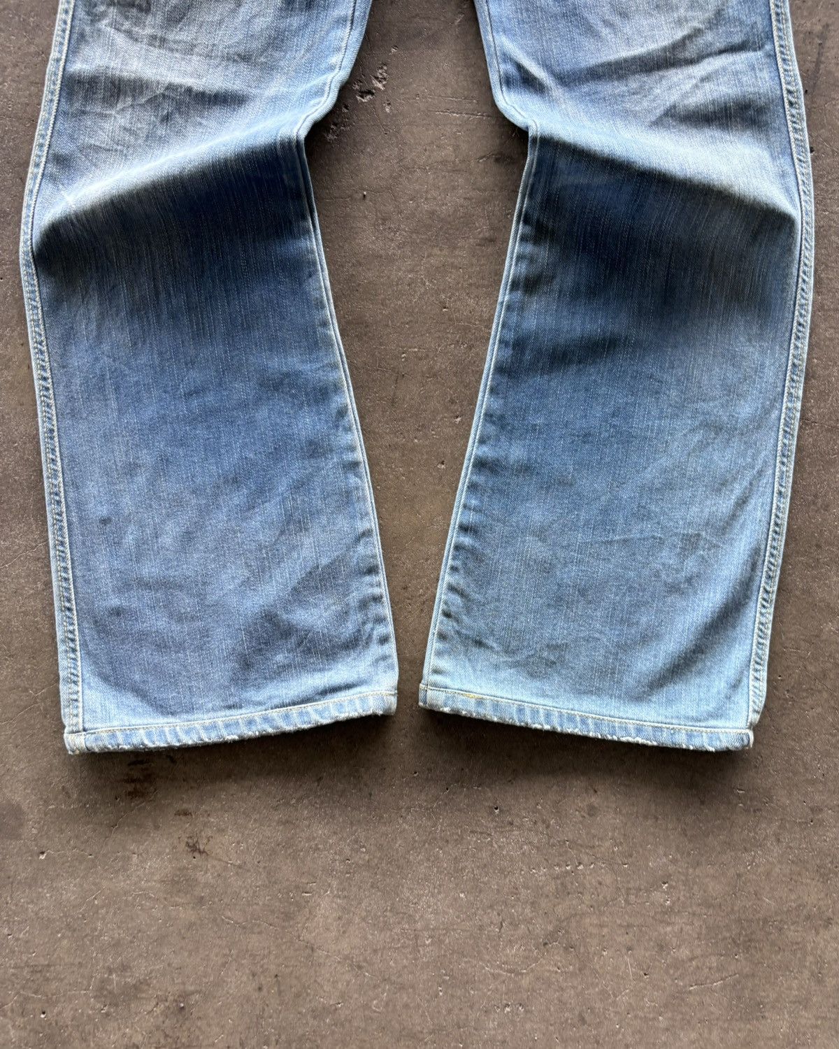 Blue Blue Japan × Japanese Brand Blue Blue Japan Flared Denim Jeans Size US 29 - 2 Thumbnail