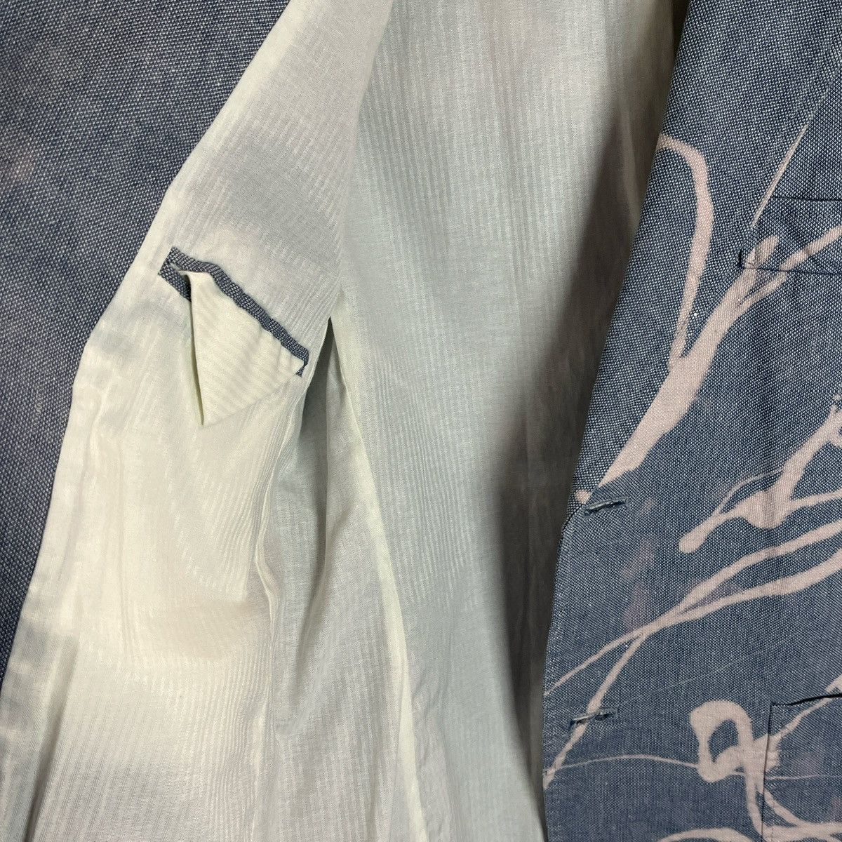 Oliver Spencer Oliver Spencer S/S 14 Bleached Tailored Suit Jacket Size 38R - 5 Thumbnail
