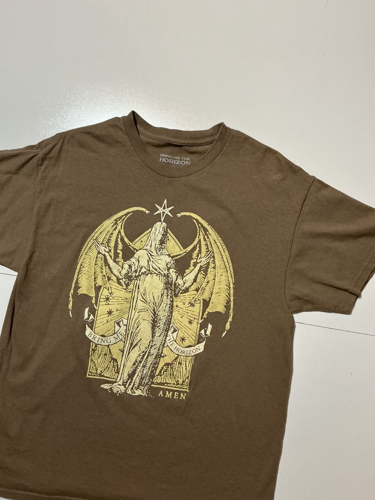Band Tees Bring Me The Horizon Post Human: NeX GEn Amen Band T-Shirt Size US L / EU 52-54 / 3 - 3 Thumbnail