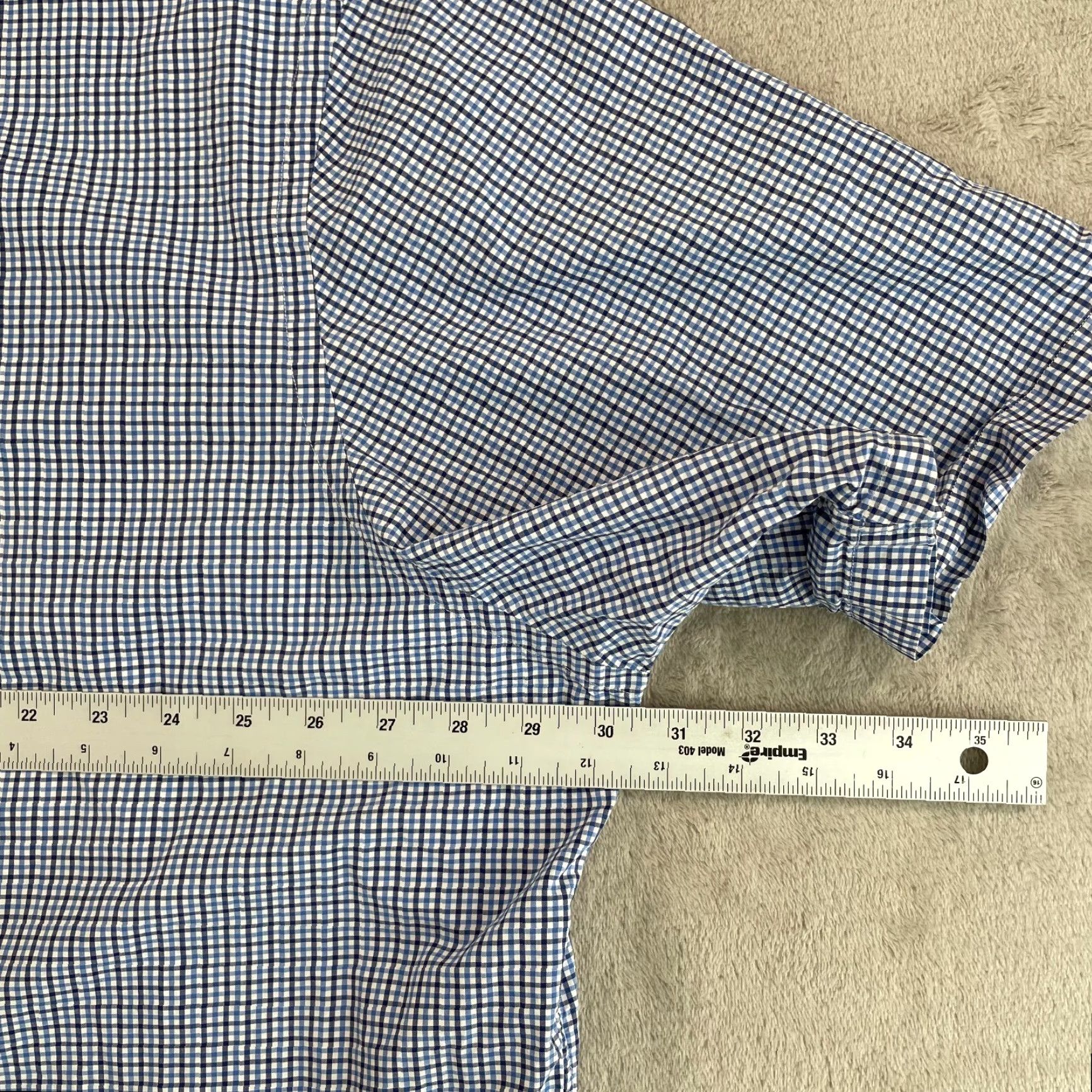 Polo Ralph Lauren Polo Ralph Lauren Oxford Shirt Men 2XLT Tall Plaid Short Sleeve Polo Ralph Lauren oxford shirt Men 2XLT Tall Blue Plaid Short Sleeve Pony Preppy Size US XXL / EU 58 / 5 - 5 Thumbnail