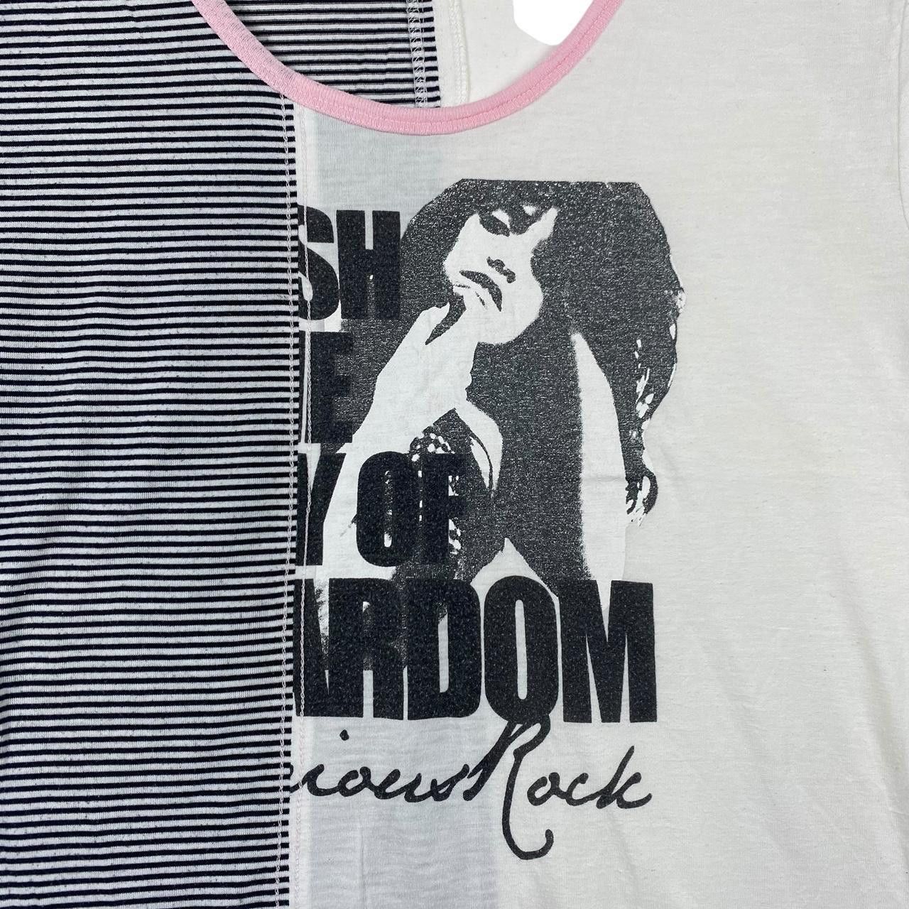 Other SPIRAL NEWS JAPAN Designer Patchwork Punk Rebel Tee Shirt Size L / US 10 / IT 46 - 3 Thumbnail
