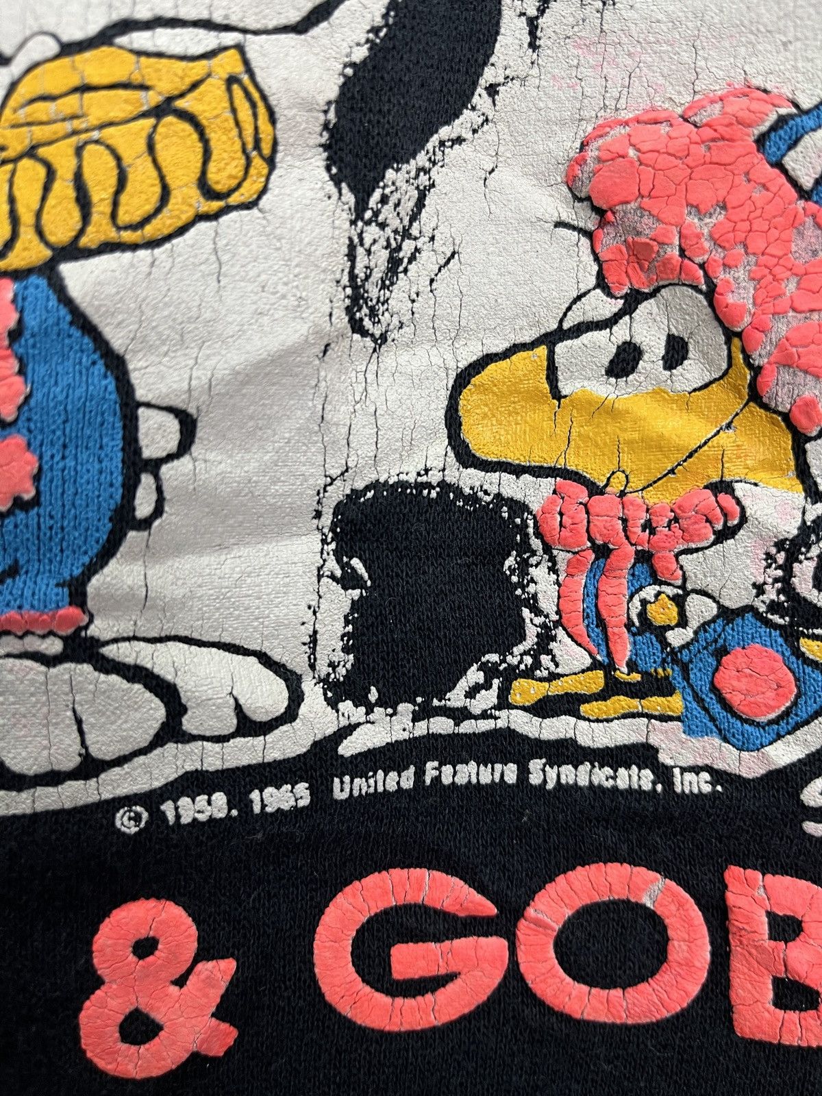 Vintage Vintage 1965 Sweatshirt Distressed Ghosts & Goblins Peanuts Size US L / EU 52-54 / 3 - 5 Thumbnail